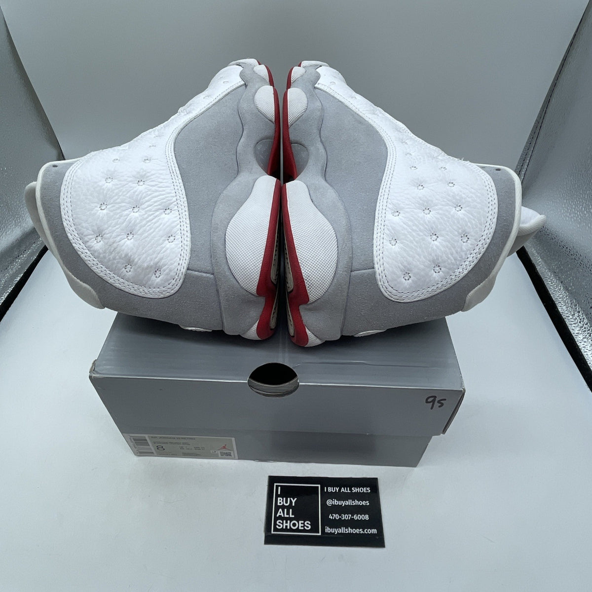 Size 8 - Air Jordan 13 Retro White Wolf Grey (414571-160)