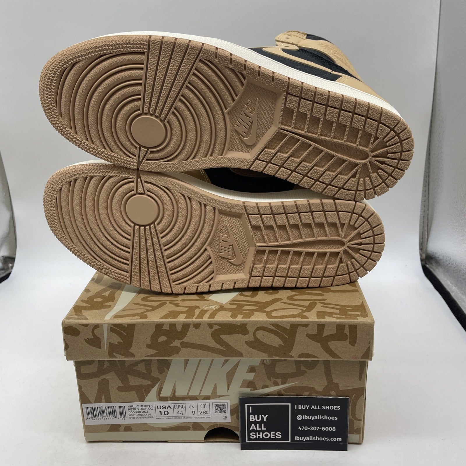 Size 10 - Air Jordan 1 Retro High OG Heirloom 2022 (555088-202)