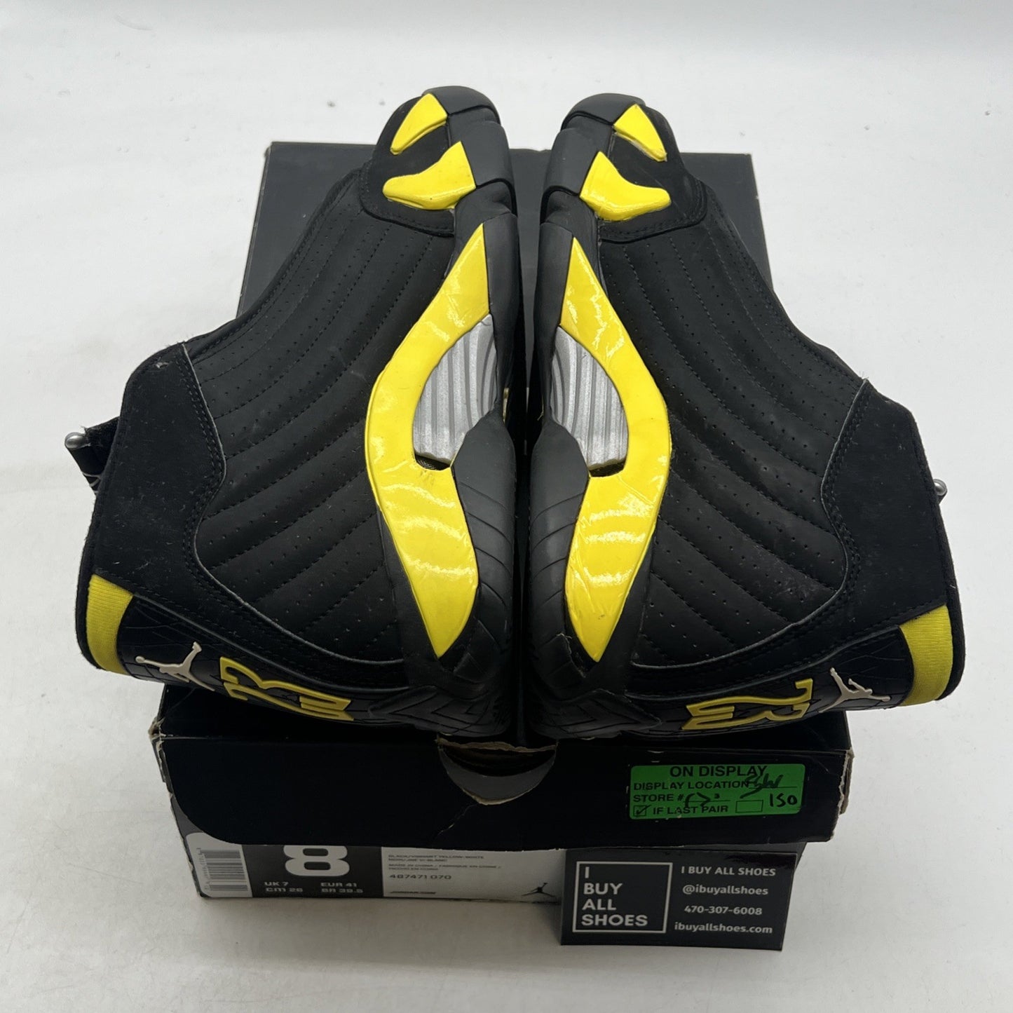 Size 8 - Air Jordan 14 Retro Thunder (487471-070)