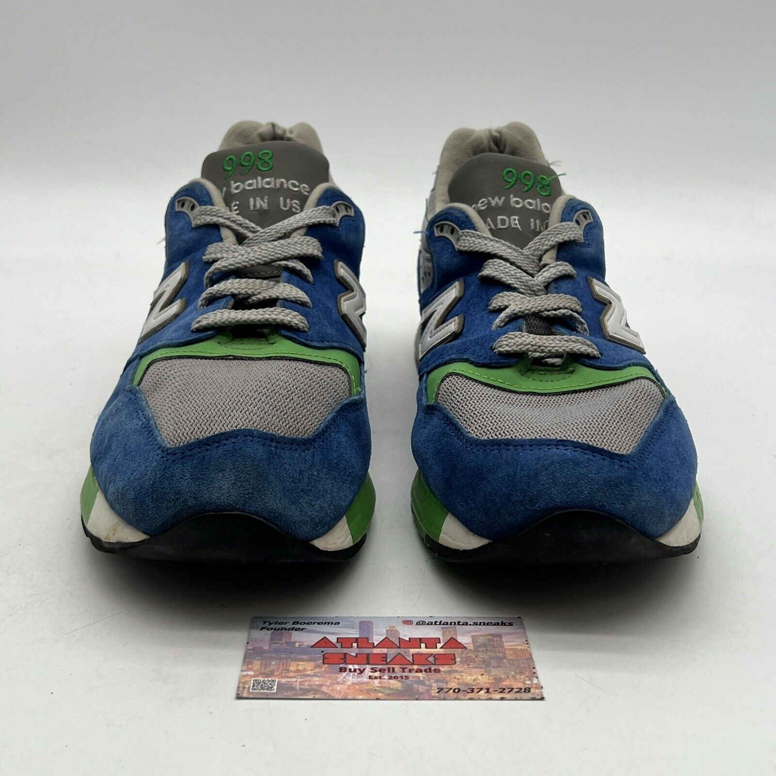 Size 12 - NEW BALANCE 998 x J CREW 'Ultramarine' (M998JC5) RARE