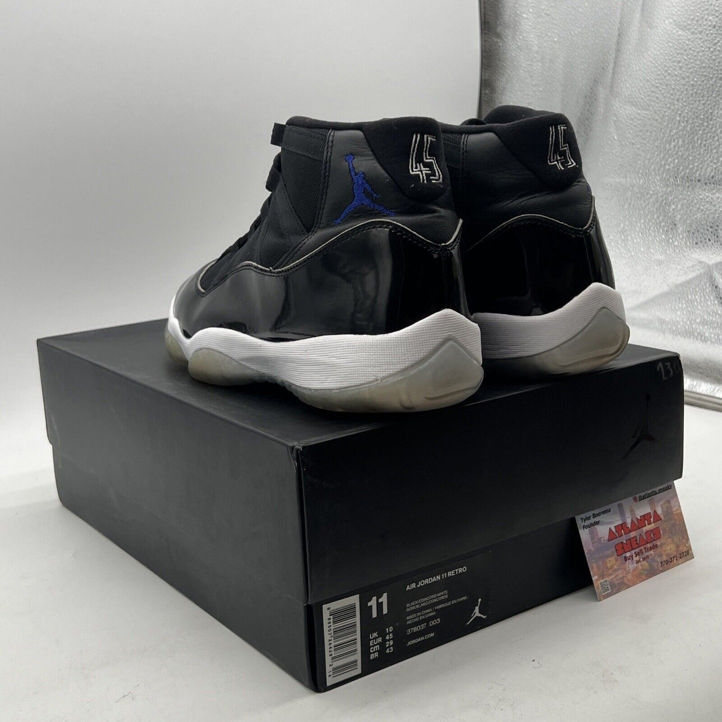 Size 11 - Air Jordan 11 Retro High Space Jam (378037-003)