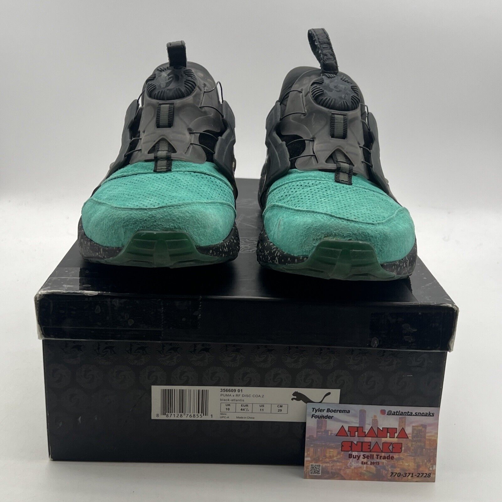 Size 11 - PUMA Ronnie Fieg x Disc Blaze COA Mint (356609-01)