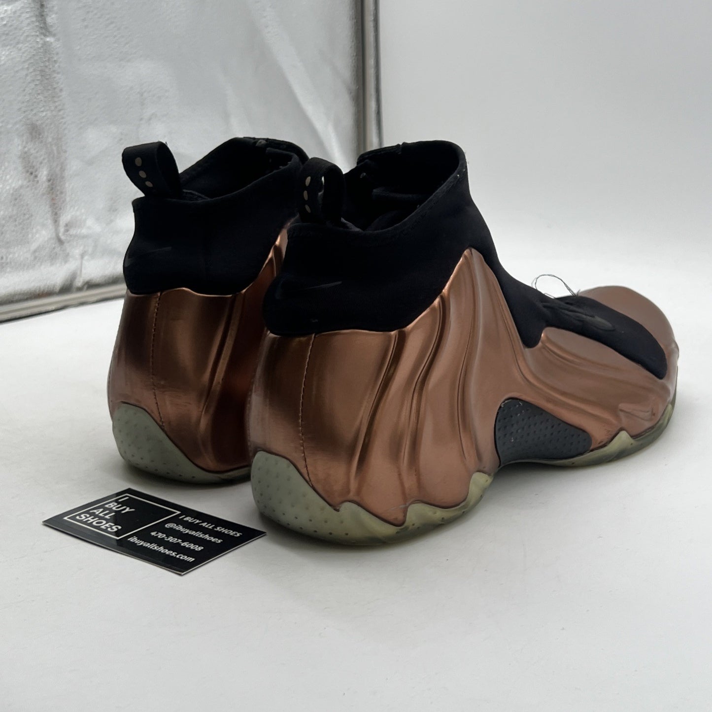 Size 11 - Nike Air Flightposite 2014 Prm Copper (658109-800)