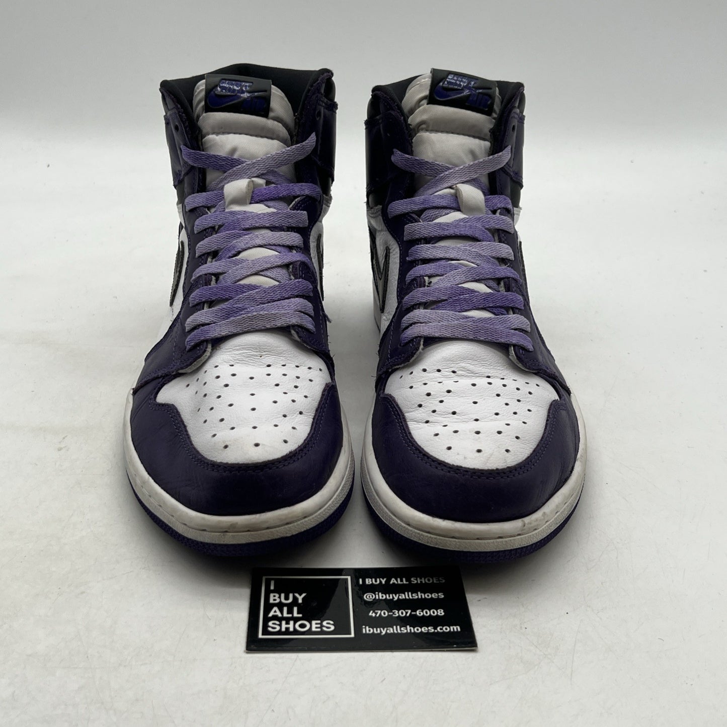 Size 12 - Air Jordan 1 Retro OG High Court Purple 2.0 (555088-500)