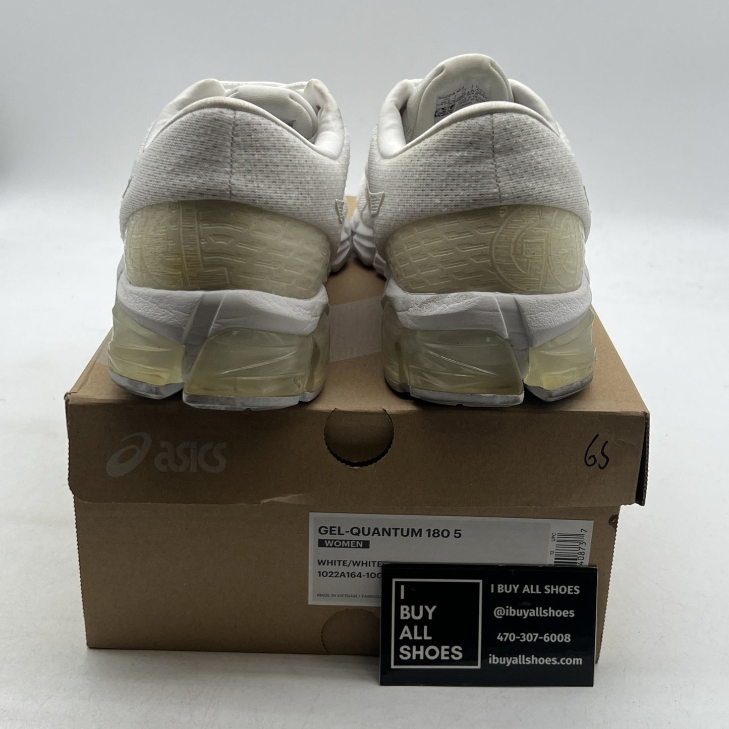 Size 12 - Asics Gel Quantum 180 5 White W (1022A164-100)