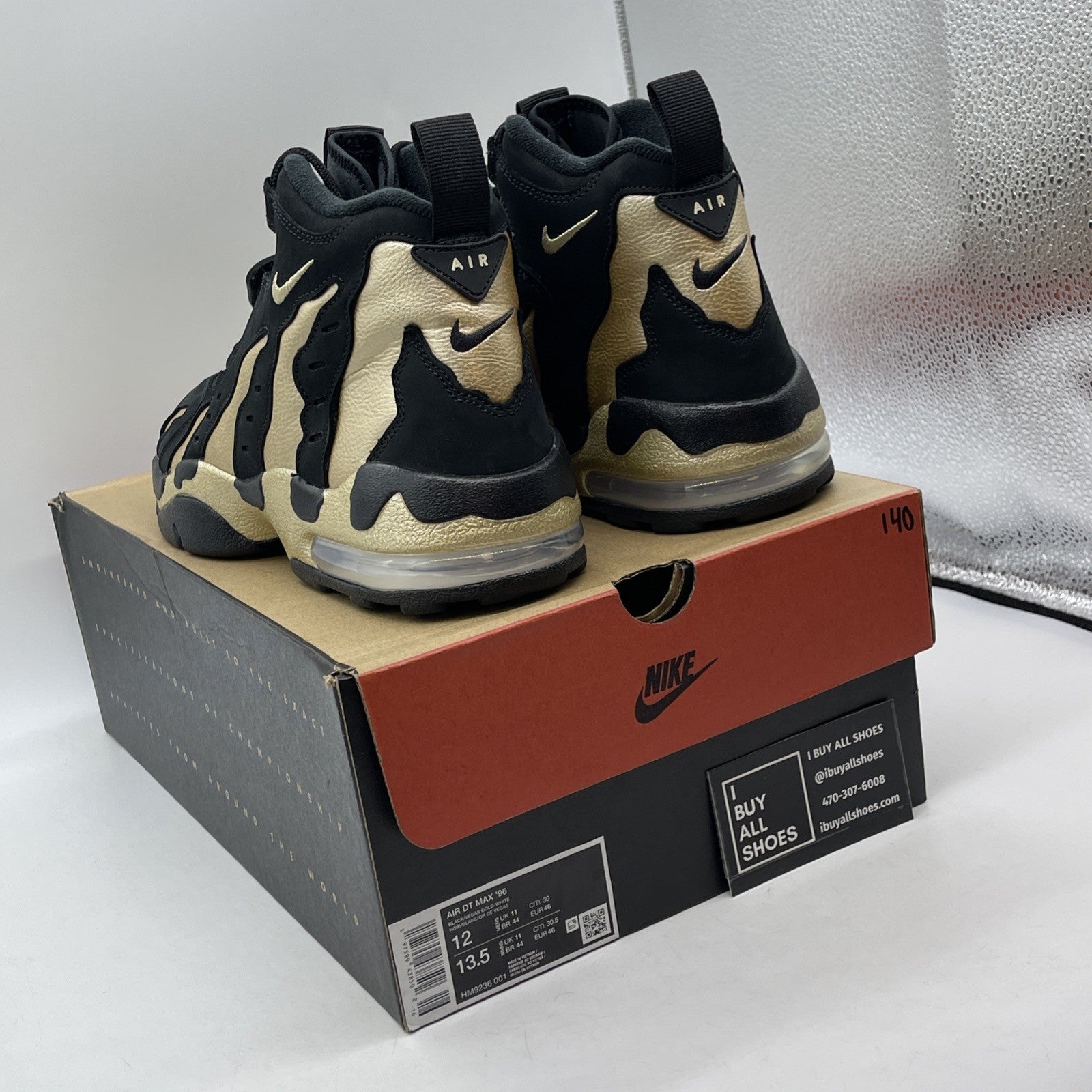 Size 12 - Air DT Max 96 Colorado Home Black Gold Suede (HM9236-001)