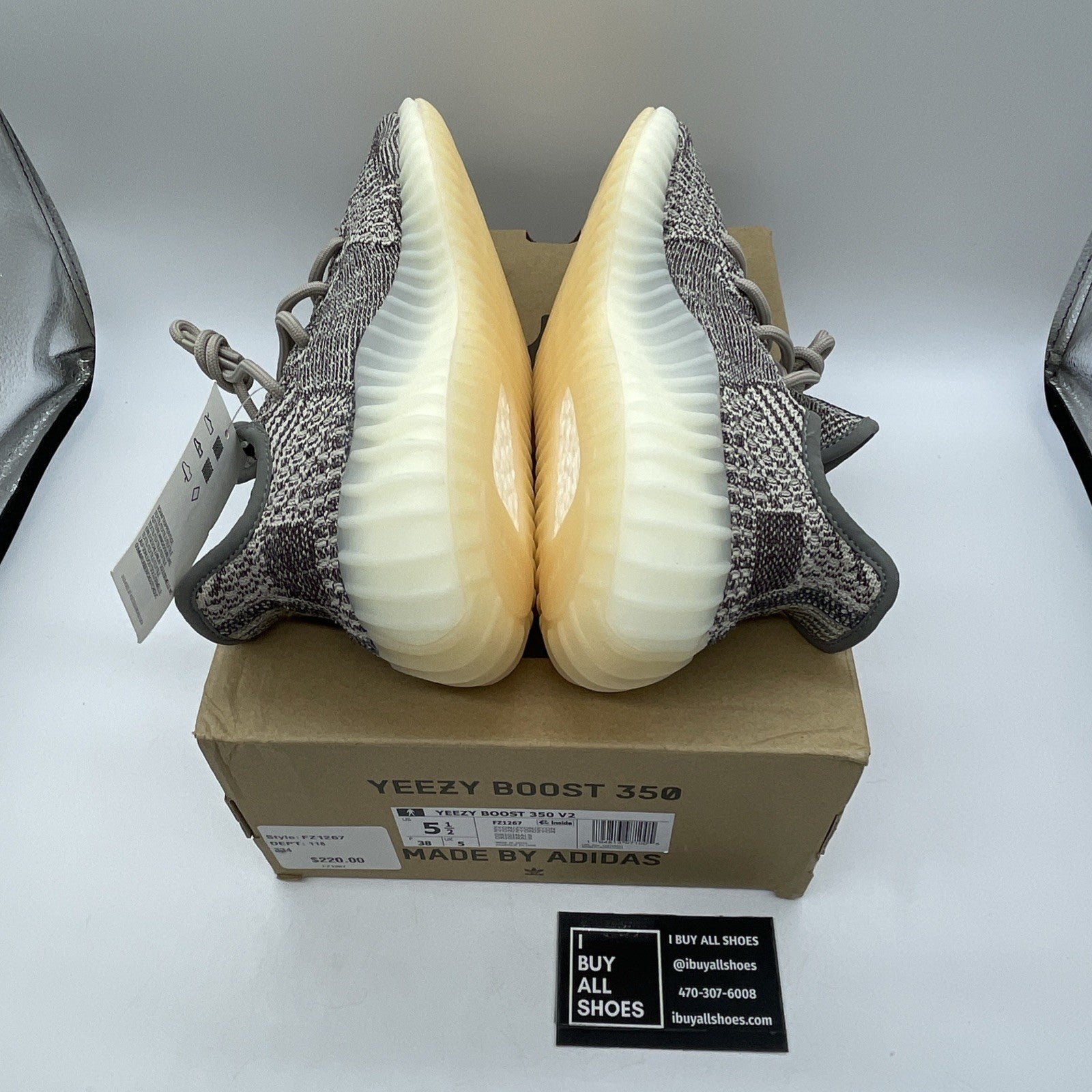 Size 5.5 - adidas Yeezy Boost 350 V2 Low Zyon Suede (FZ1267)