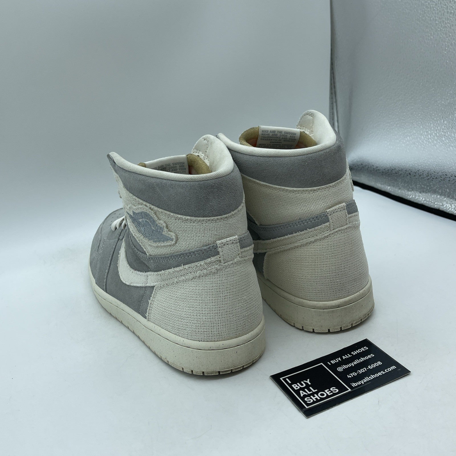 Size 11 - Air Jordan 1 Retro OG Craft High Ivory Grey Suede (FD8636-011)