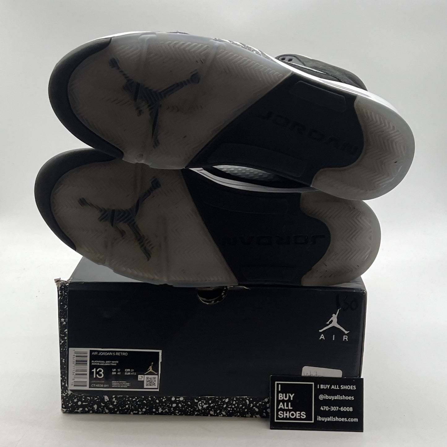 Size 13 - Air Jordan 5 Retro Mid Oreo (CT4838-011)