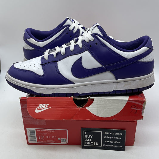 Size 12 - Nike Dunk Low Retro Court Purple 2022 (DD1391-104)