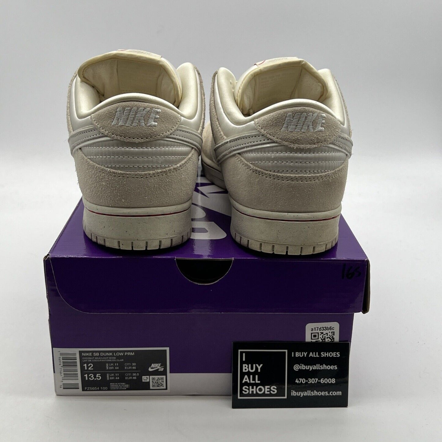 Size 12 - Nike Dunk Premium SB Low City of Love Collection - Light Bone