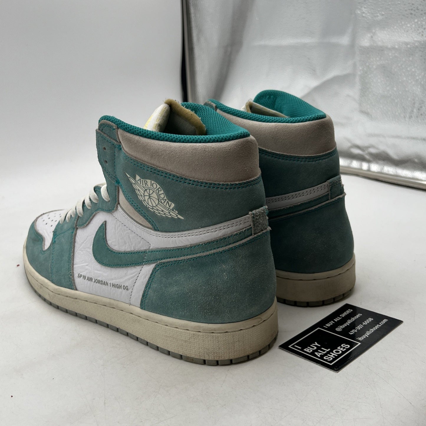Size 13 - Air Jordan 1 Retro OG High Turbo Green (555088-311)