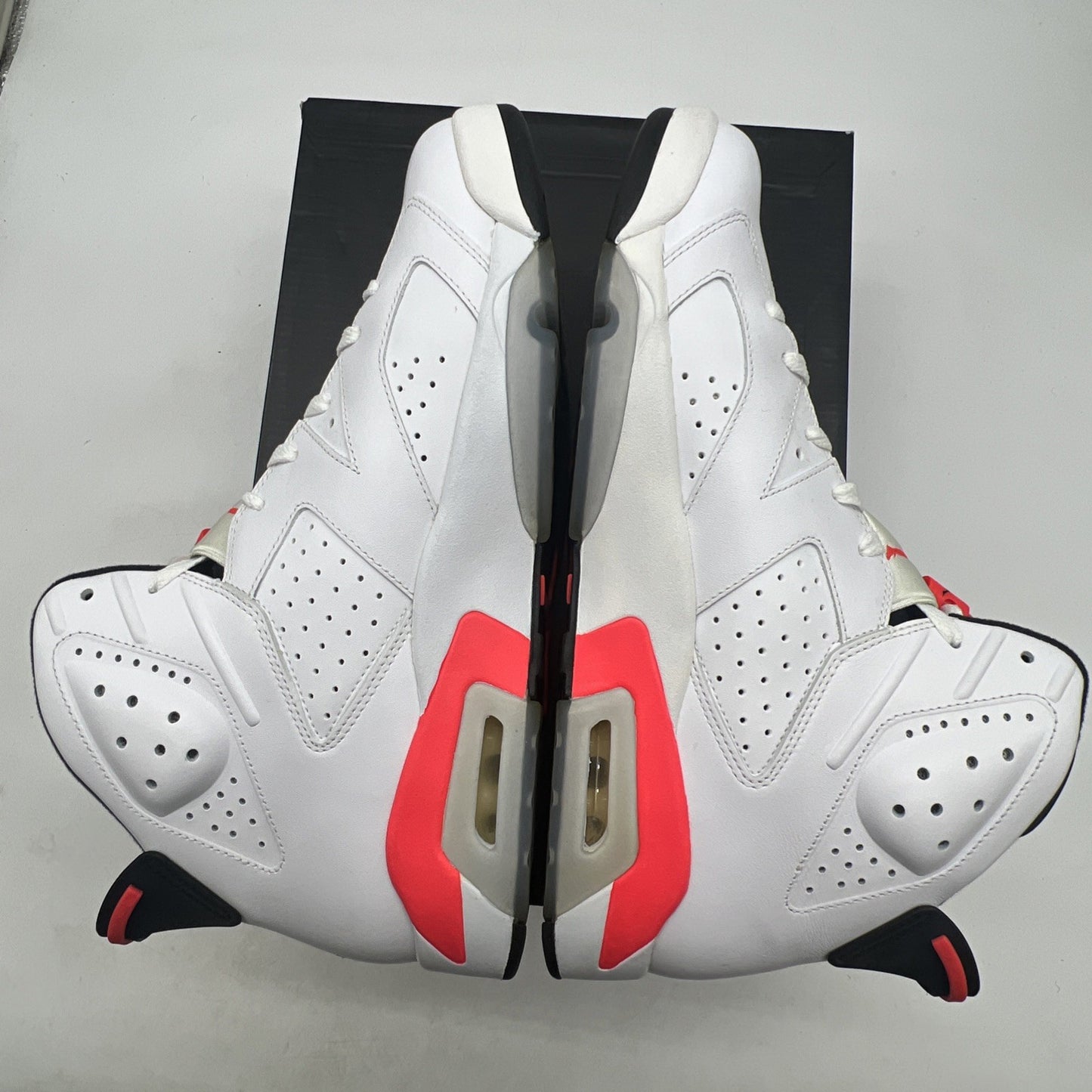 Size 13 - Air Jordan 6 Retro 2014 White Infrared (384664-123)