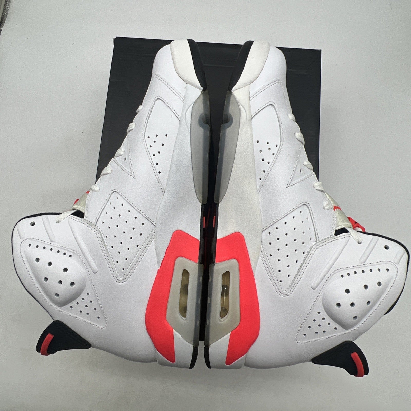 Size 13 - Air Jordan 6 Retro 2014 White Infrared (384664-123)