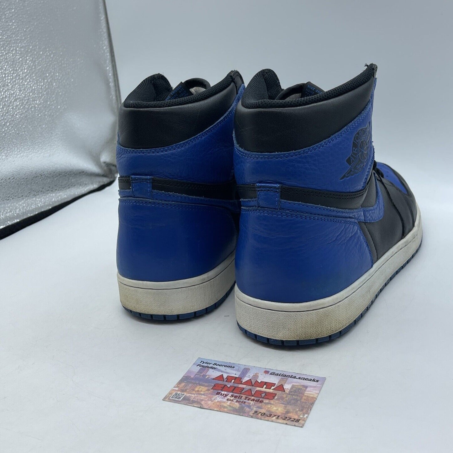 Size 14 - Jordan 1 Retro OG High Royal Blue Black White Leather (555088-007)