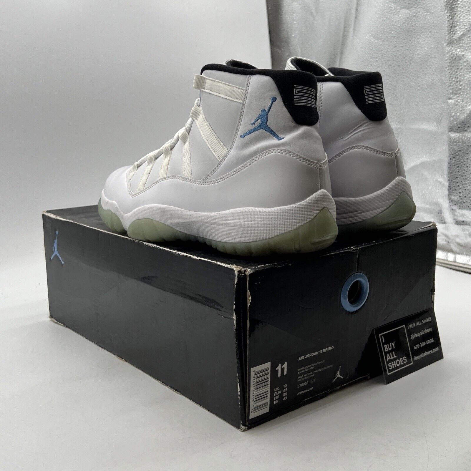 Size 11 - Air Jordan 11 Retro High Legend Blue (378037-117)