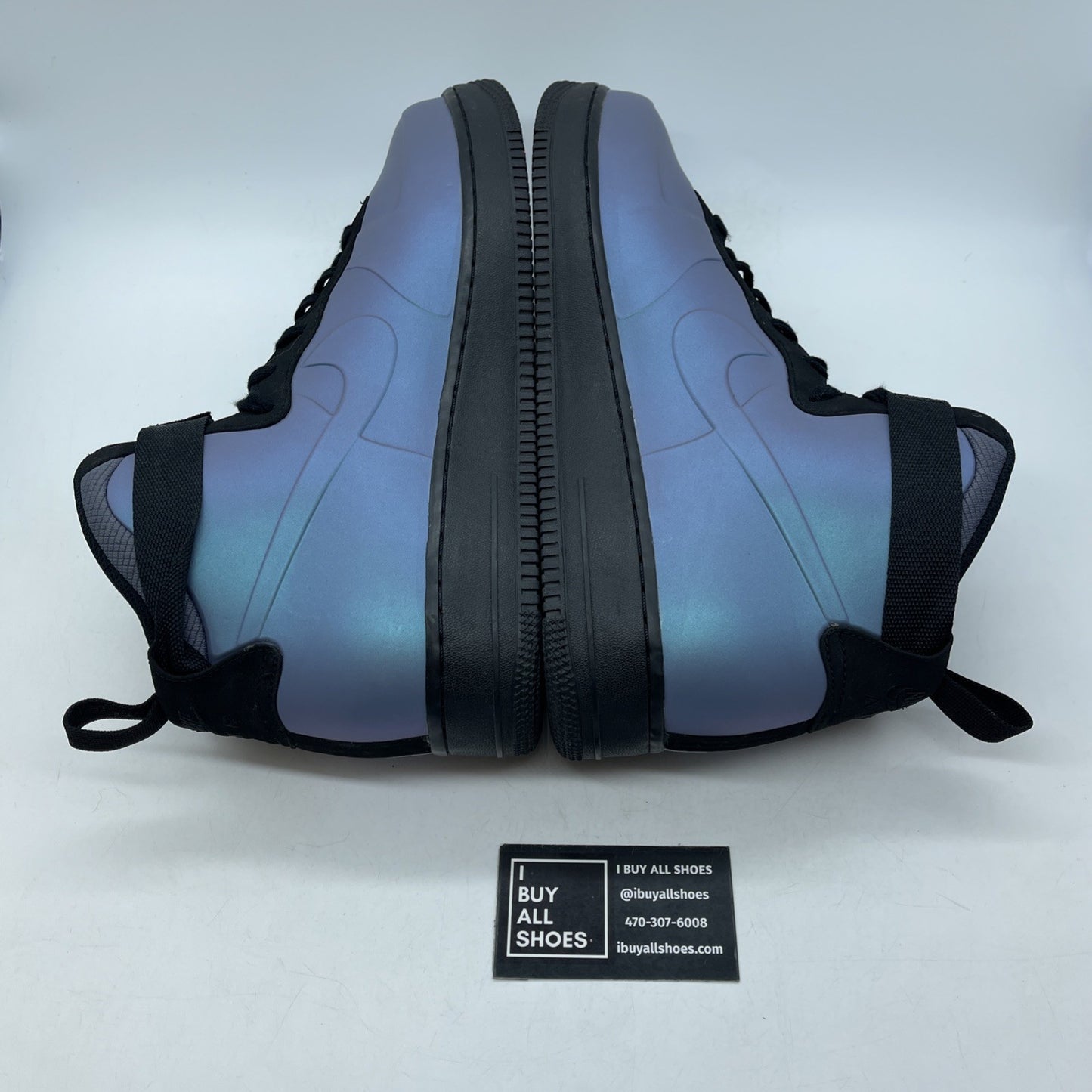 Size 13 - Nike Air Force 1 Foamposite 2018 Light Carbon Purple (AH6771-002)
