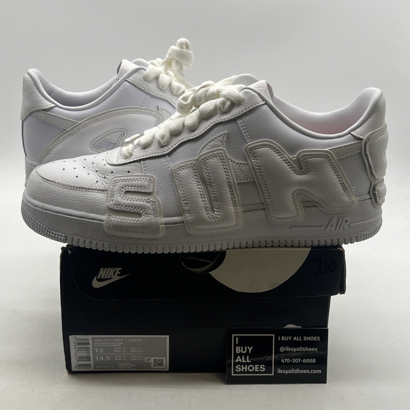 Size 13 - Nike Cactus Plant Flea Market x Air Force 1 Premium Low White