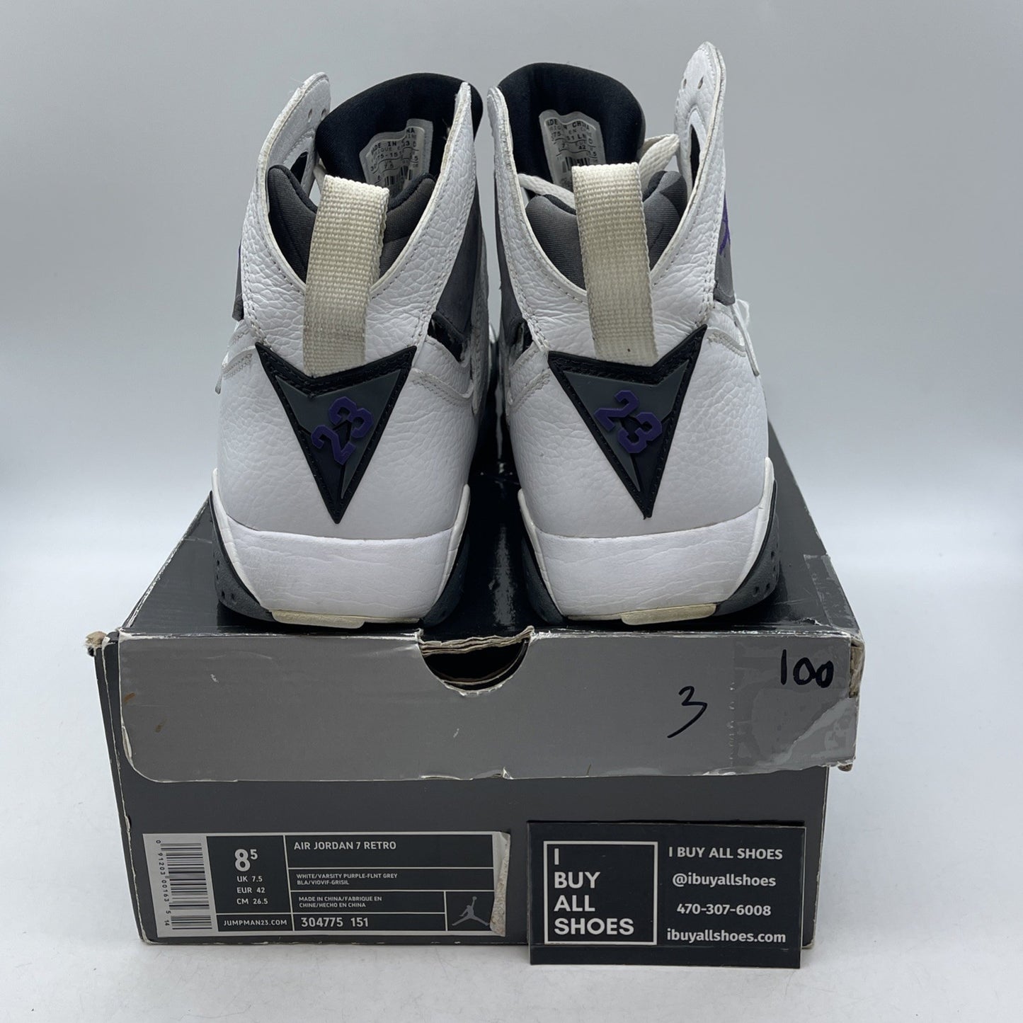 Size 8.5 - Air Jordan 7 Retro Flint (304775-151)
