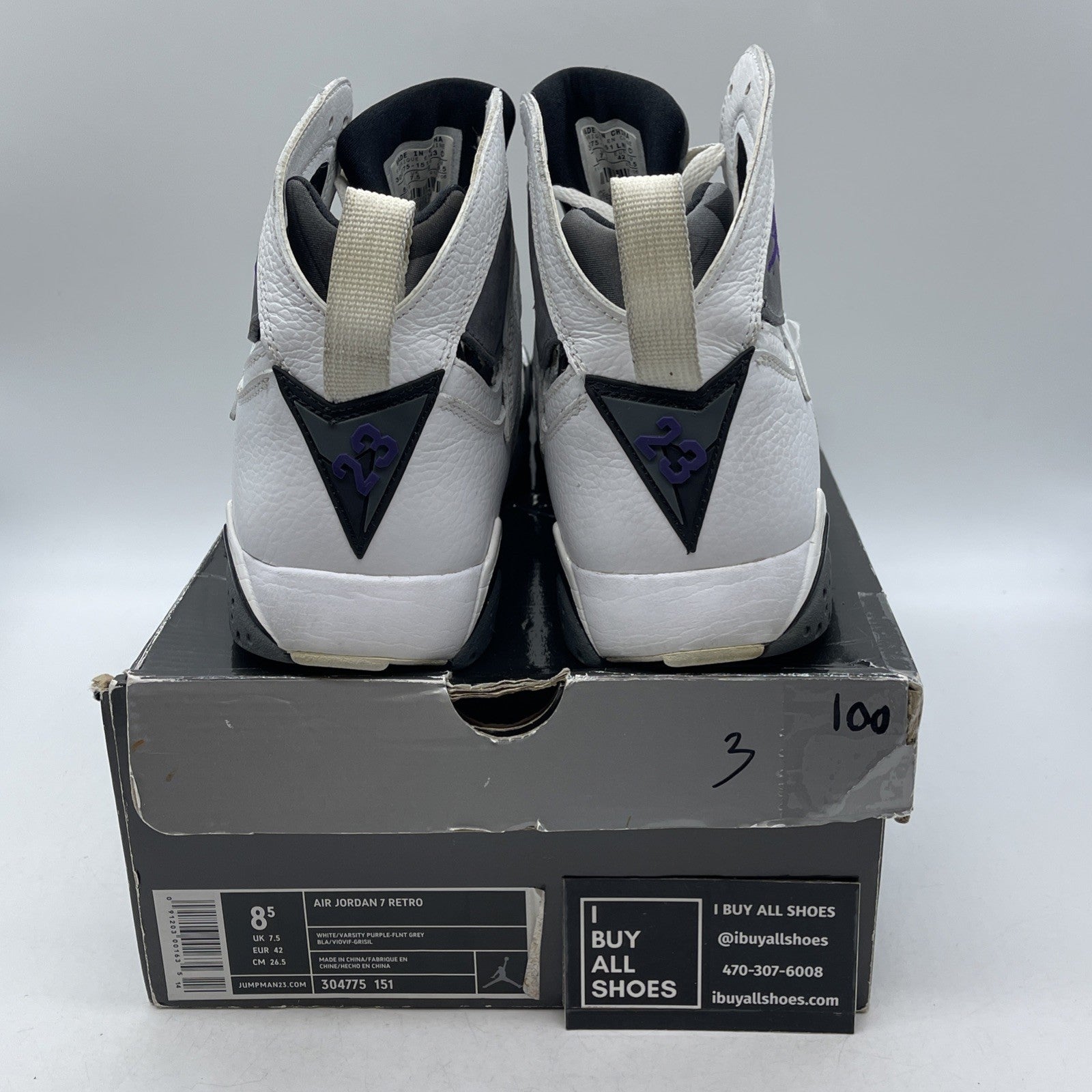 Size 8.5 - Air Jordan 7 Retro Flint (304775-151)