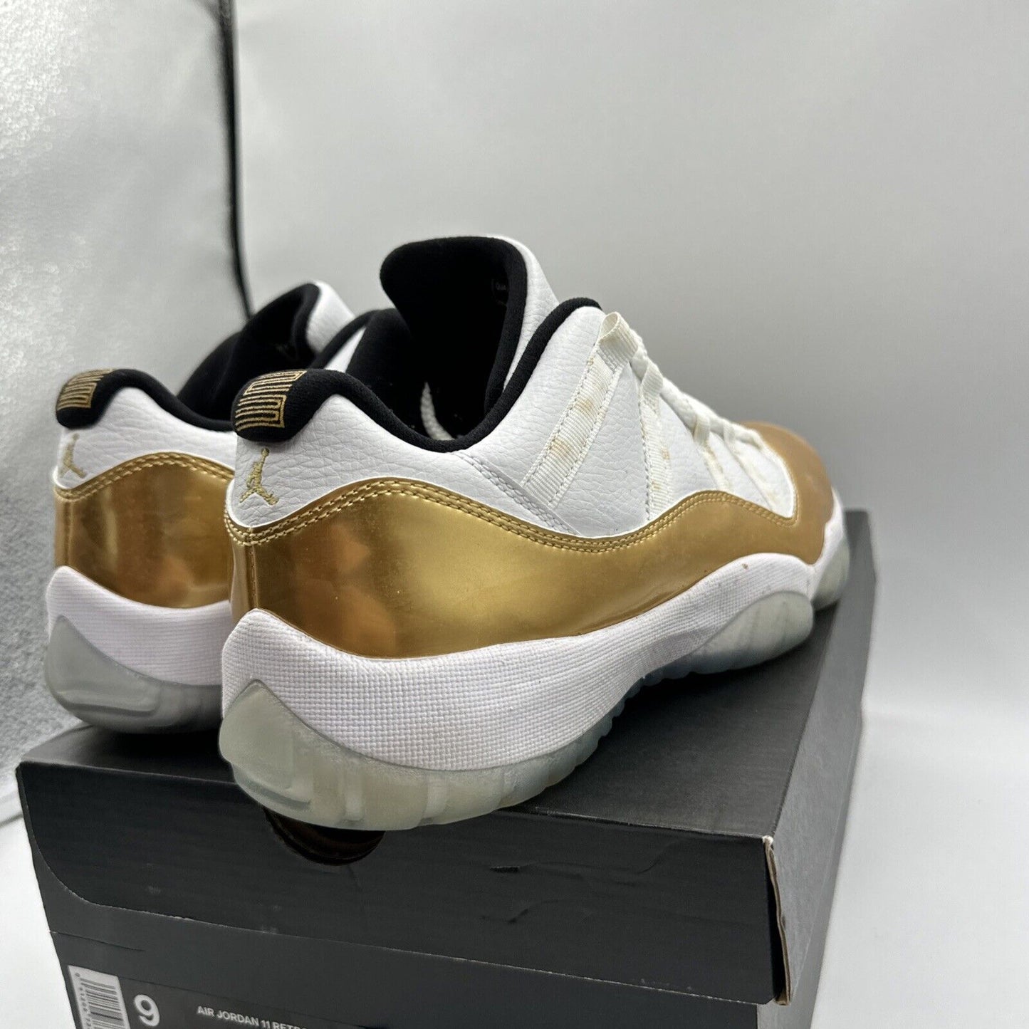 Size 9 - Jordan 11 Retro Low Closing Ceremony 2016 Gold White Icy Soles