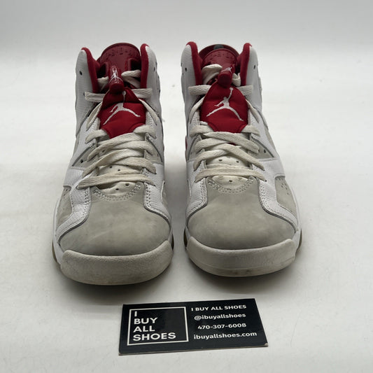 Size 5.5Y - Air Jordan 6 Retro Alternate (384665-113) White Red Shoes