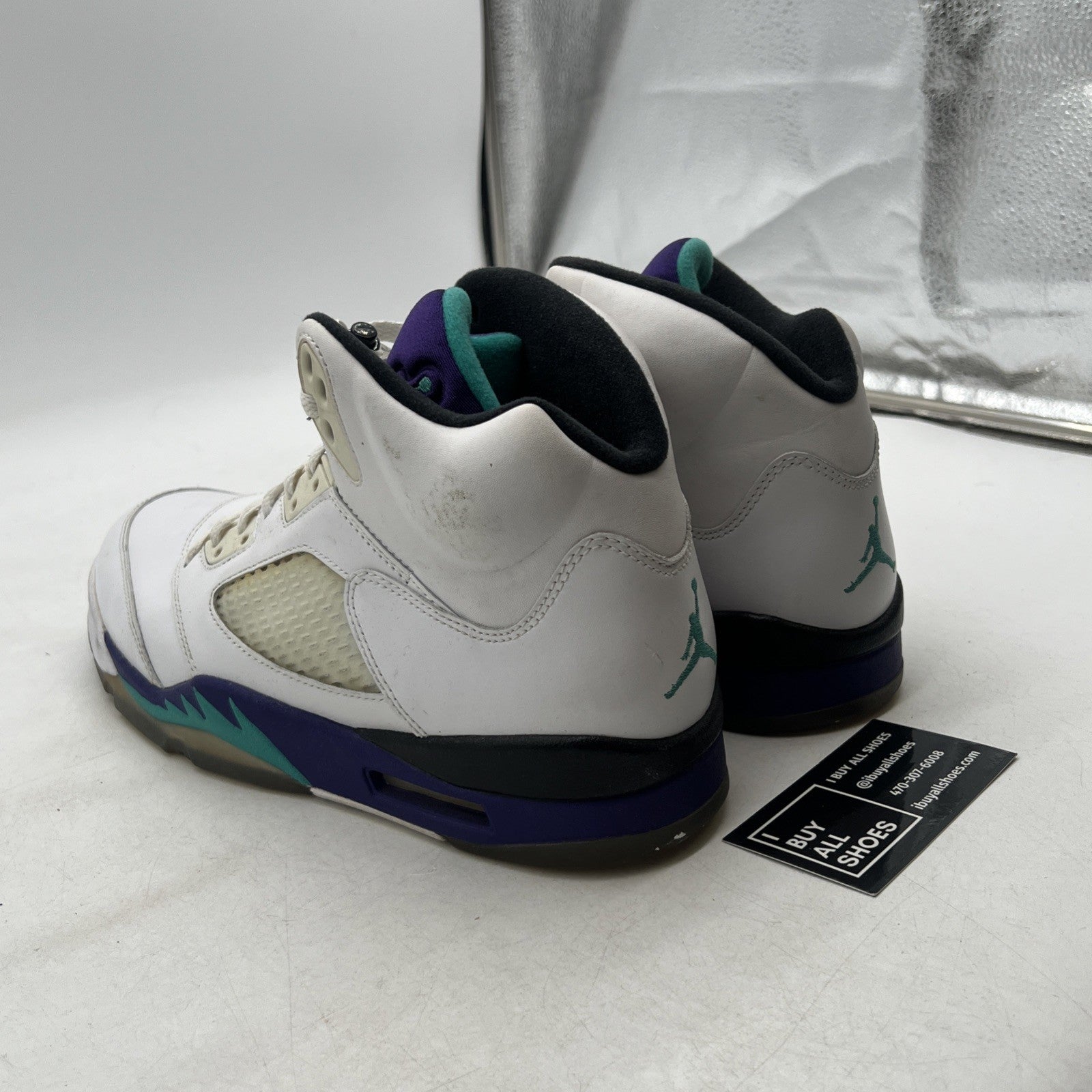 Size 10.5 - Air Jordan 5 Retro Grape 2013 (136027-108)