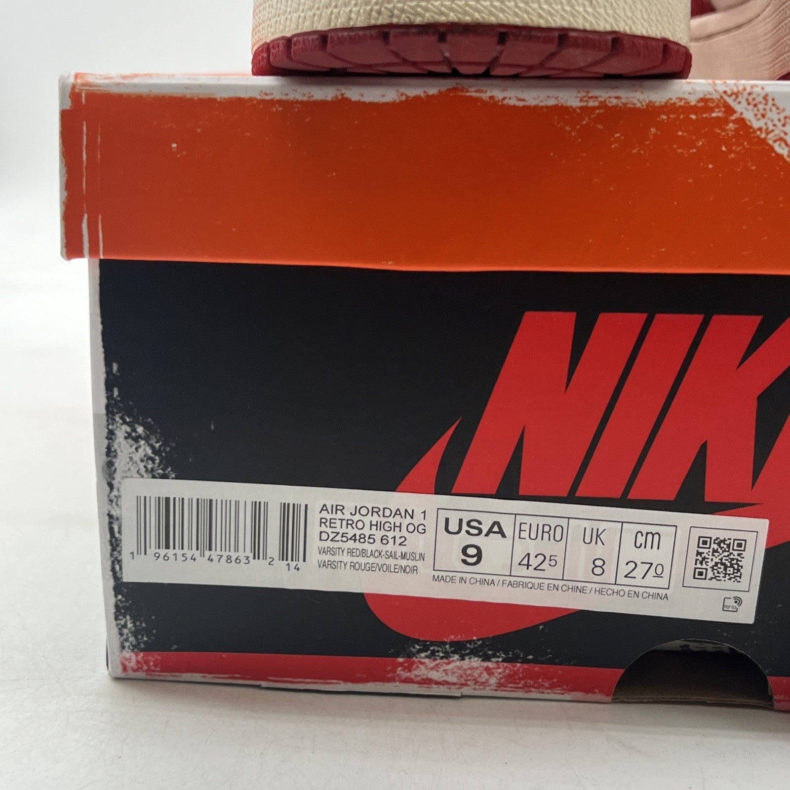 Size 9 - Air Jordan 1 Retro High OG Chicago Reimagined Lost & Found (DZ5485-612)