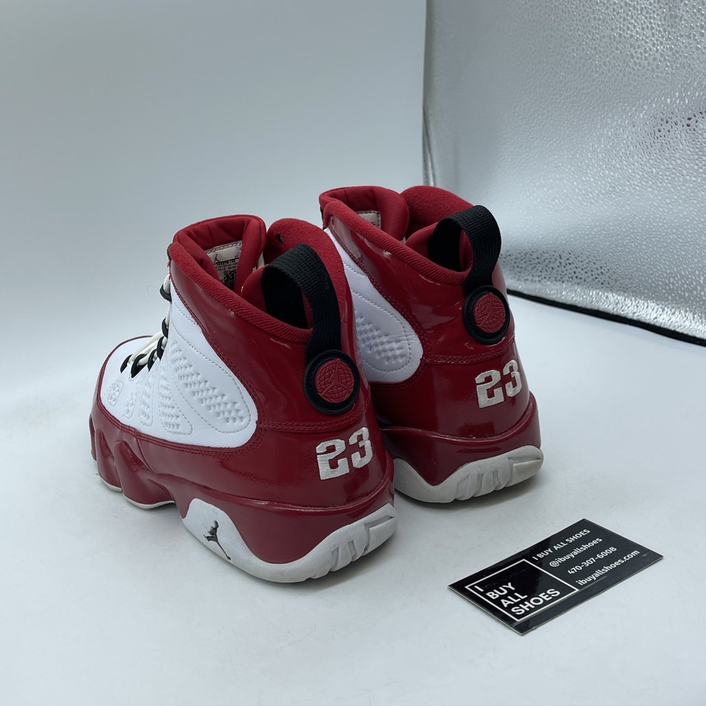 Size 9.5 - Air Jordan 9 Retro Gym Red White Black Leather (302370-160)