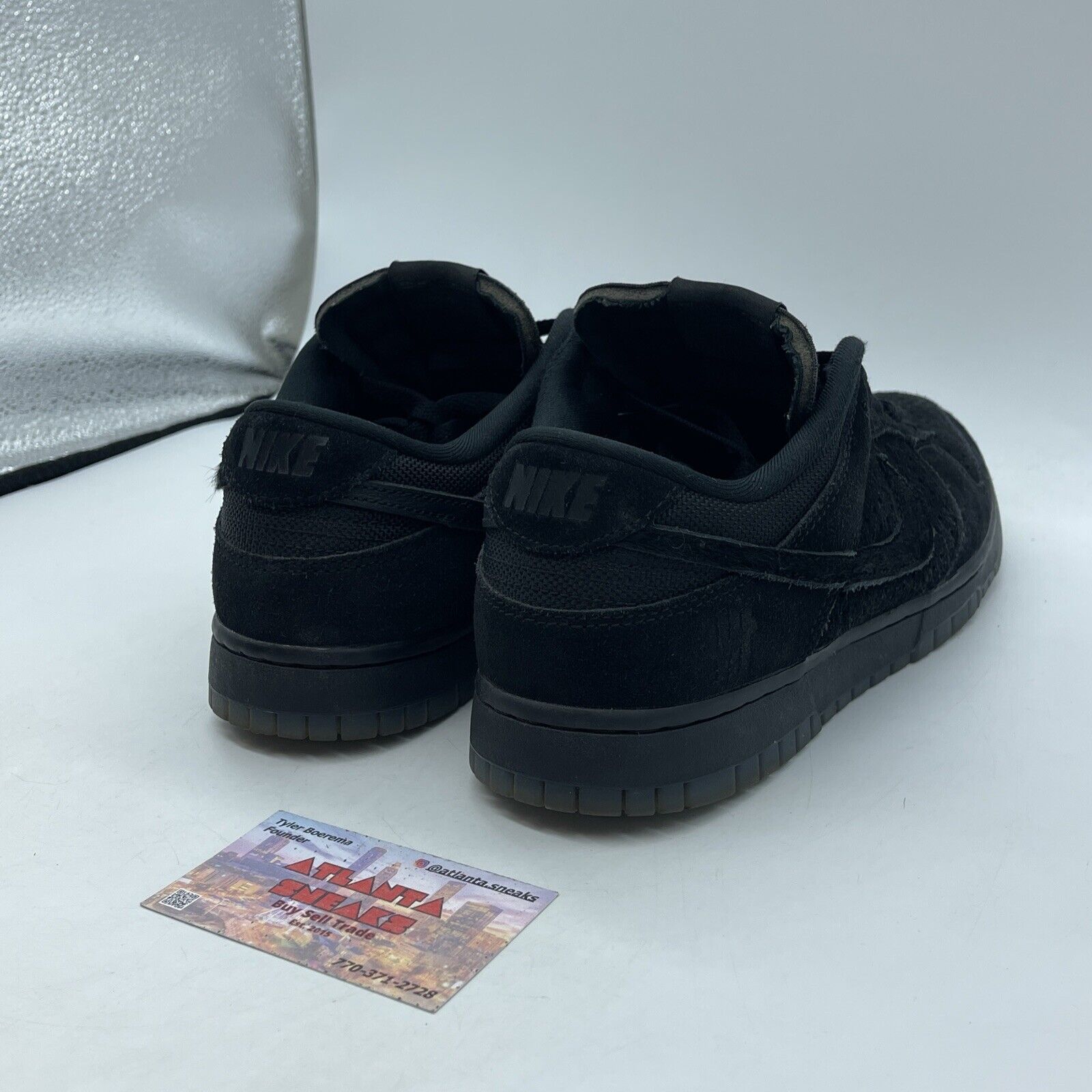 Size 8 - Nike Dunk Low x Undefeated Dunk Vs AF1 2021 Black Suede (DO9329-001)