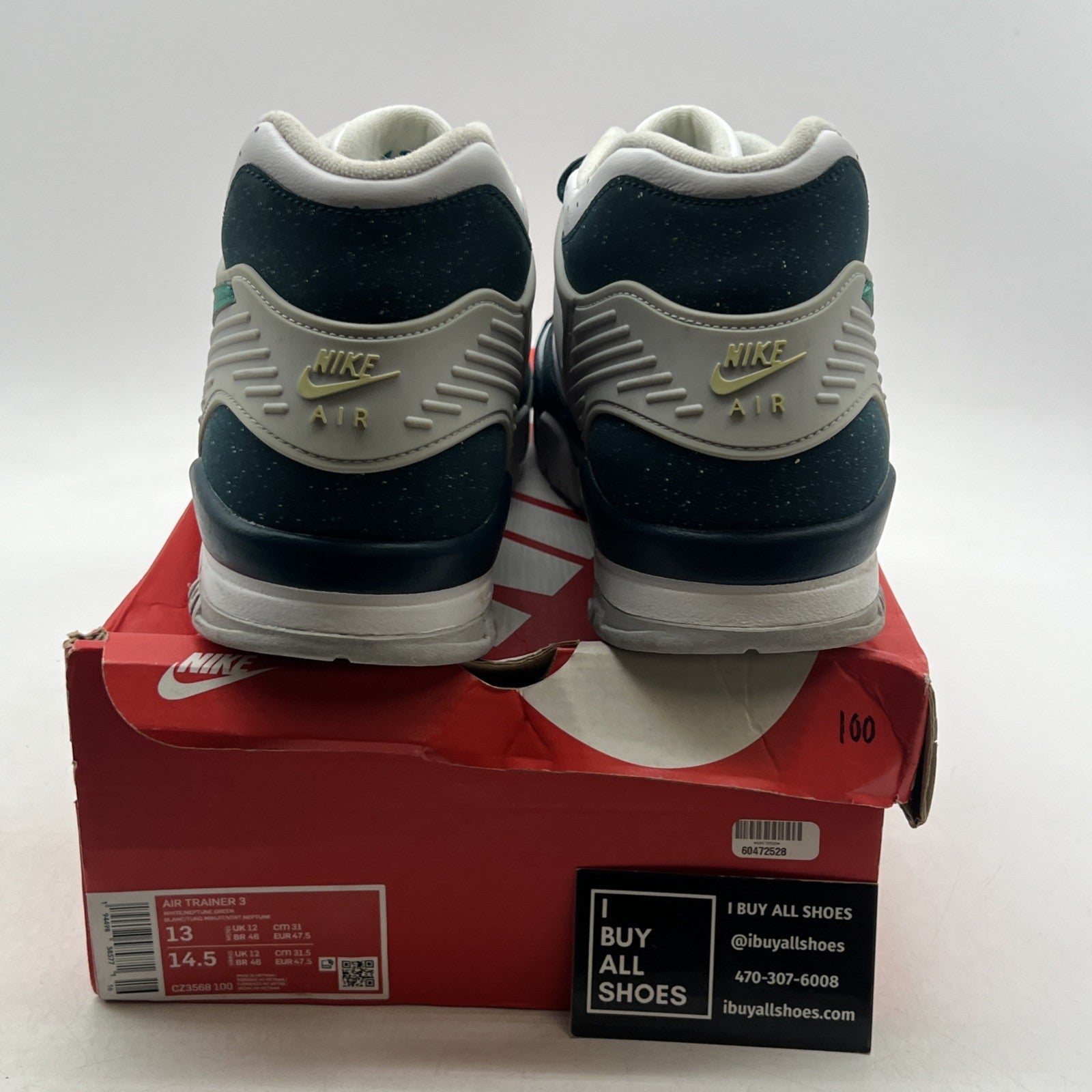 Size 13 - Nike Air Max Trainer 3 Midnight Turquoise (CZ3568-100)