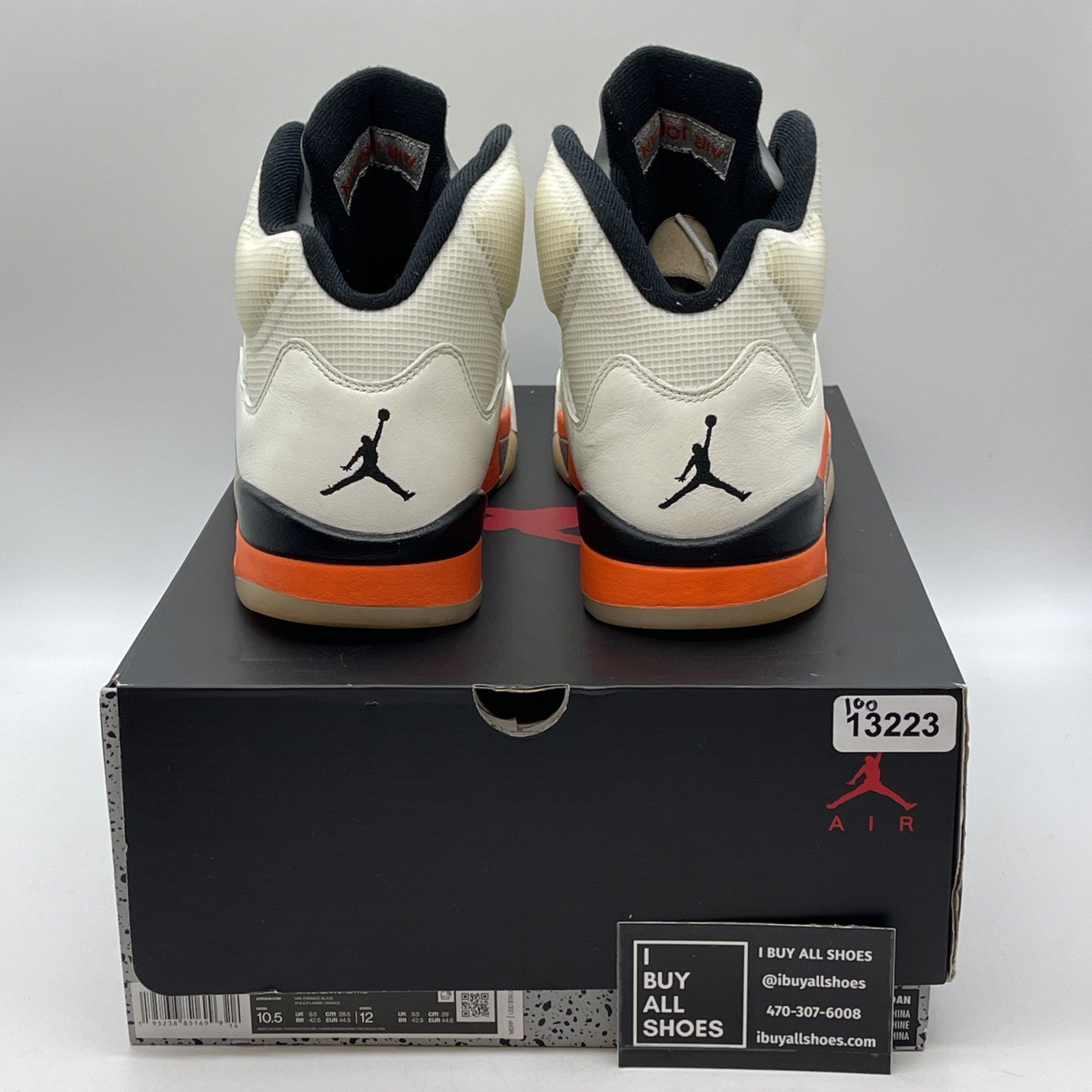 Size 10.5 - Jordan 5 Shattered Backboard White Tan Leather (DC1060-100)