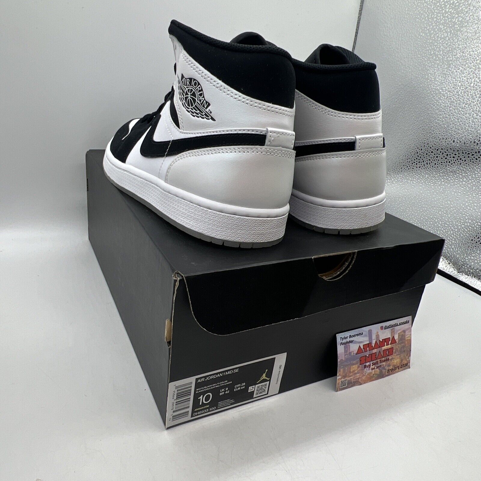 Size 10 - Jordan 1 Mid SE Diamond Brand New Og All