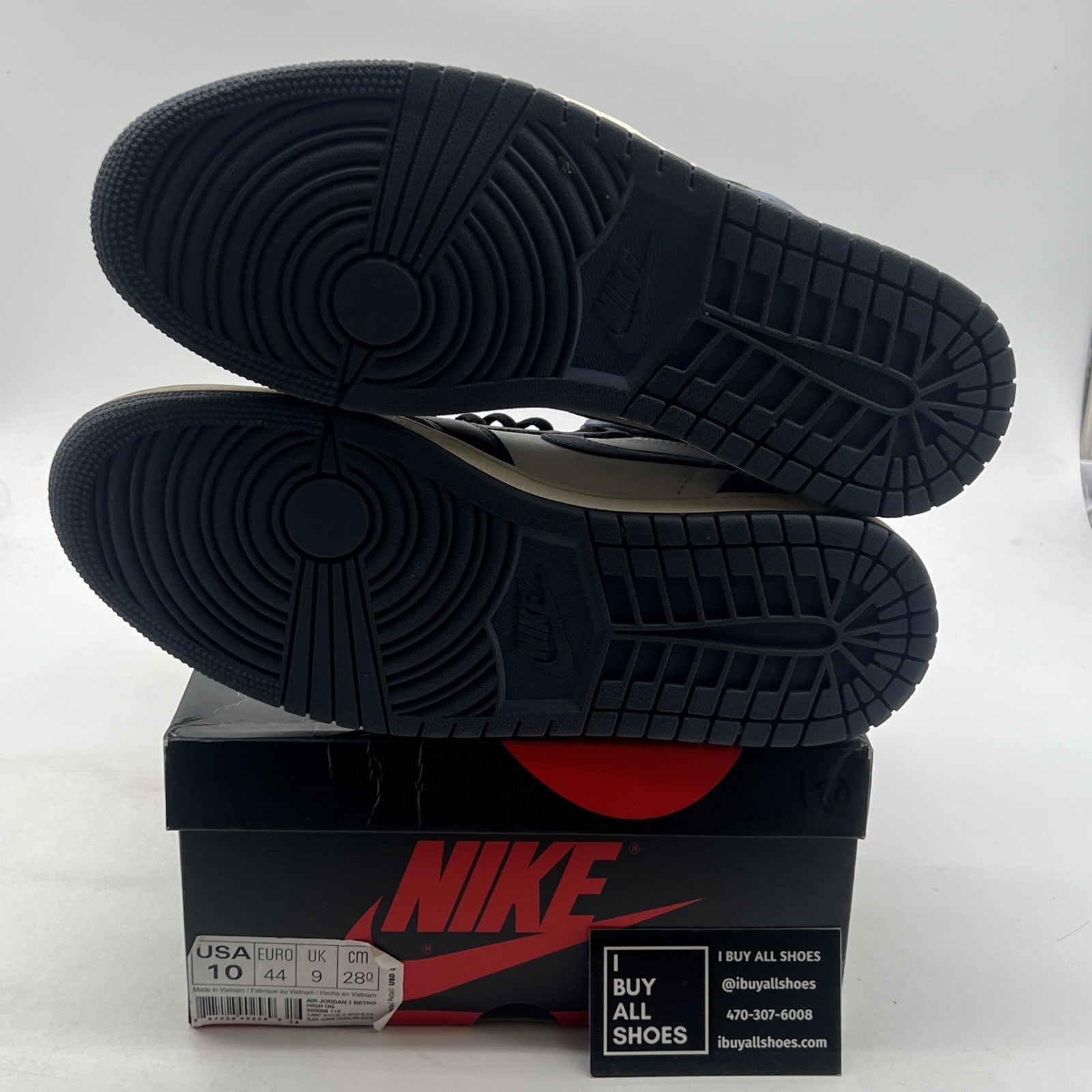 Size 10 - Air Jordan 1 Retro OG High Best Hand in the Game Blue Moon 555088-115