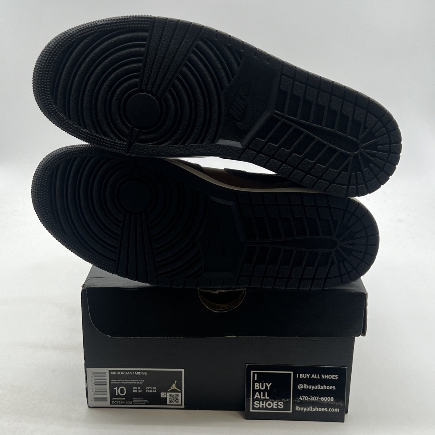 Size 10 - Air Jordan 1 Mid SE - Dark Chocolate (DC7294-200)