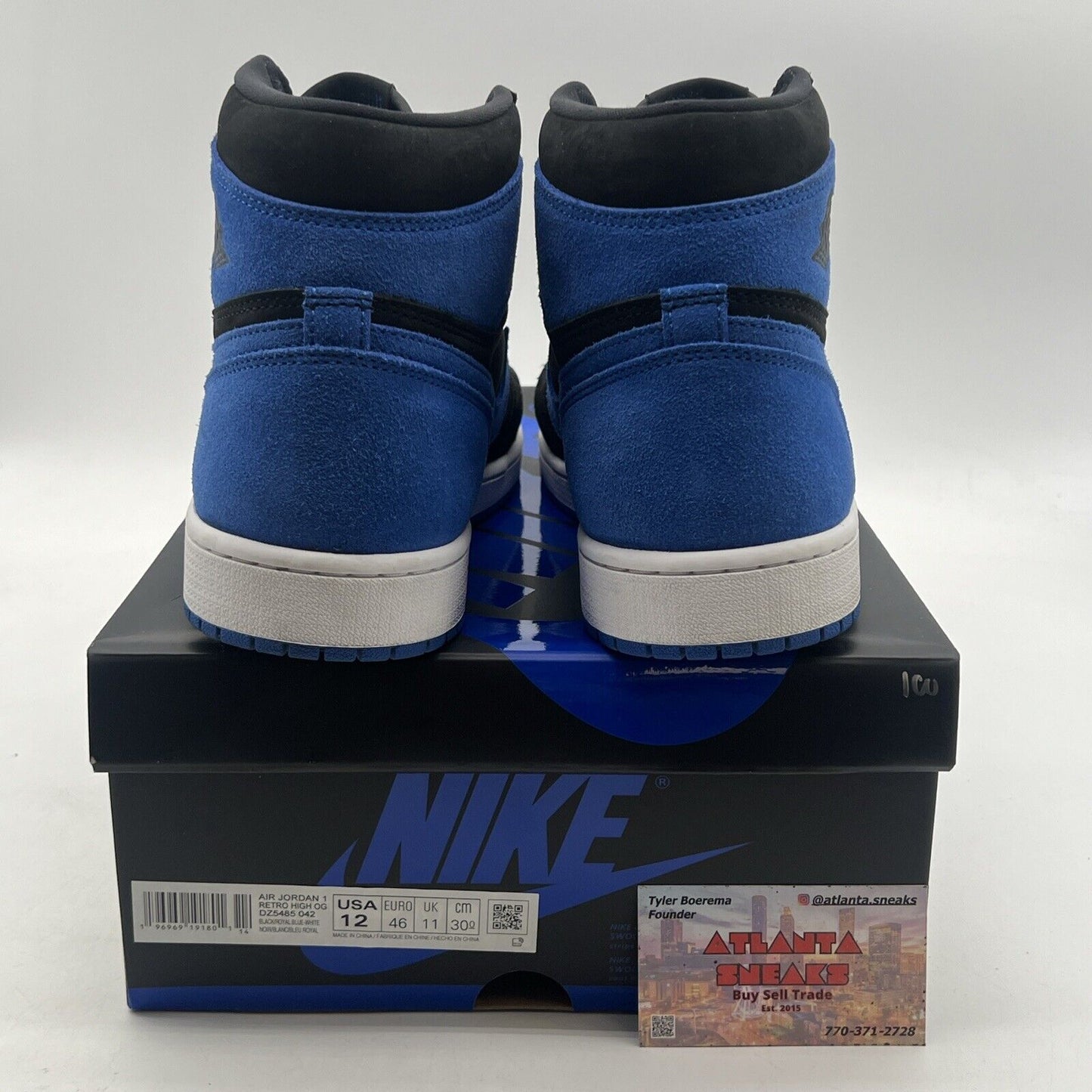 Size 12 - Air Jordan 1 Retro OG High Royal Reimagined (DZ5485-042)