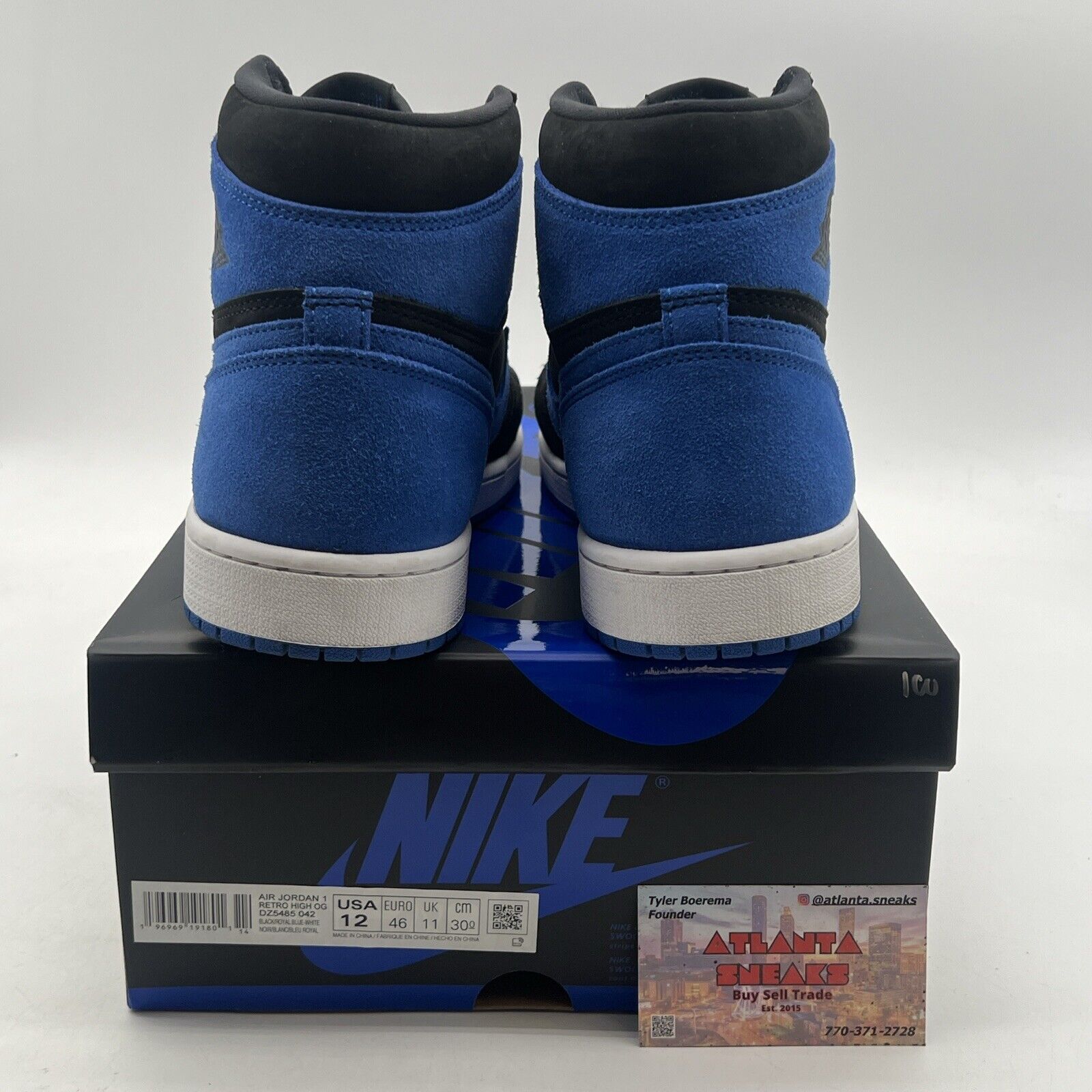 Size 12 - Air Jordan 1 Retro OG High Royal Reimagined (DZ5485-042)