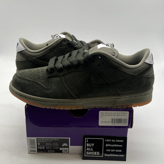 Size 9 - Nike Dunk SB Pro B Low Sequoia (HJ0367-301)