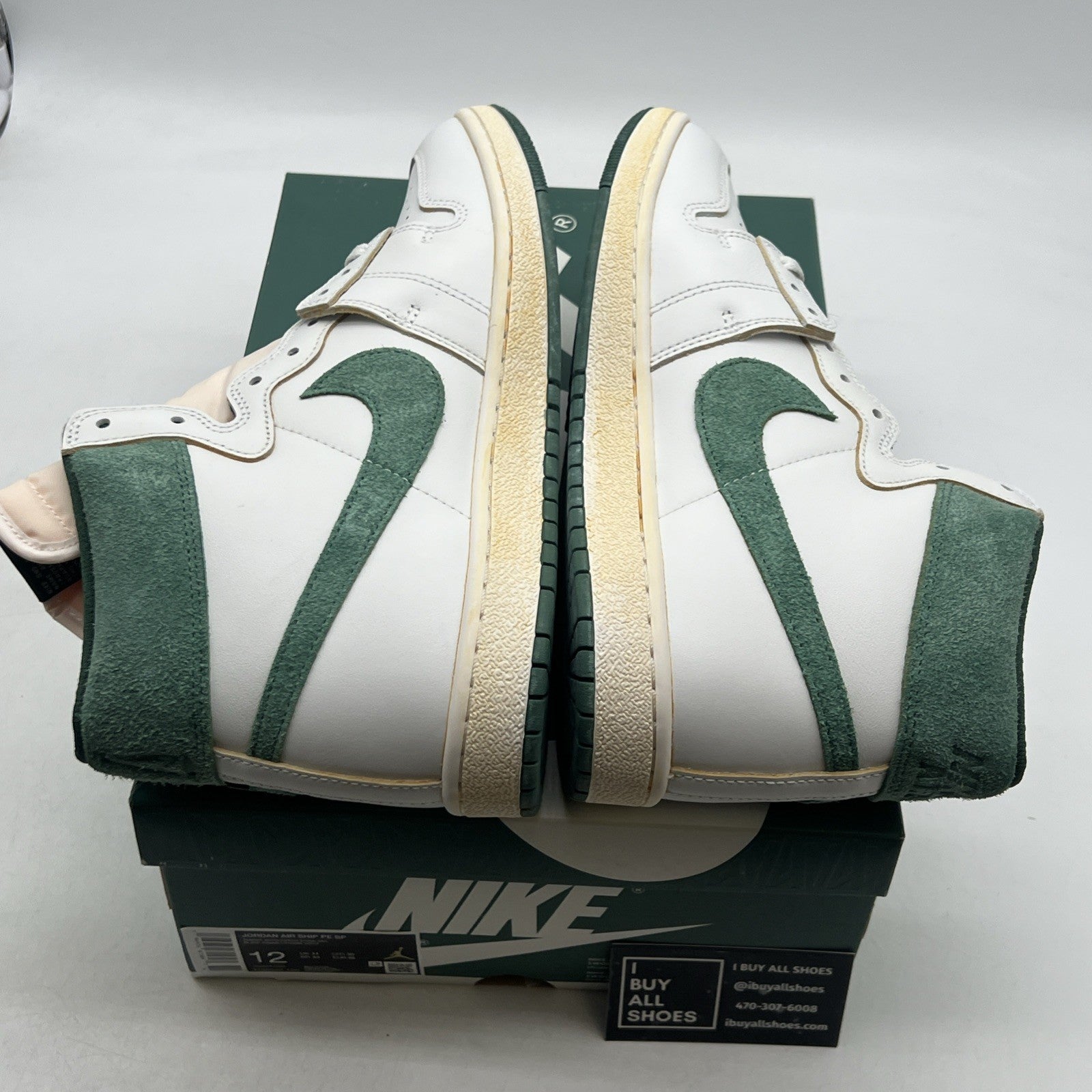 Size 12 - A Ma Maniére x Air Jordan Jordan Air Ship PE SP Green Stone