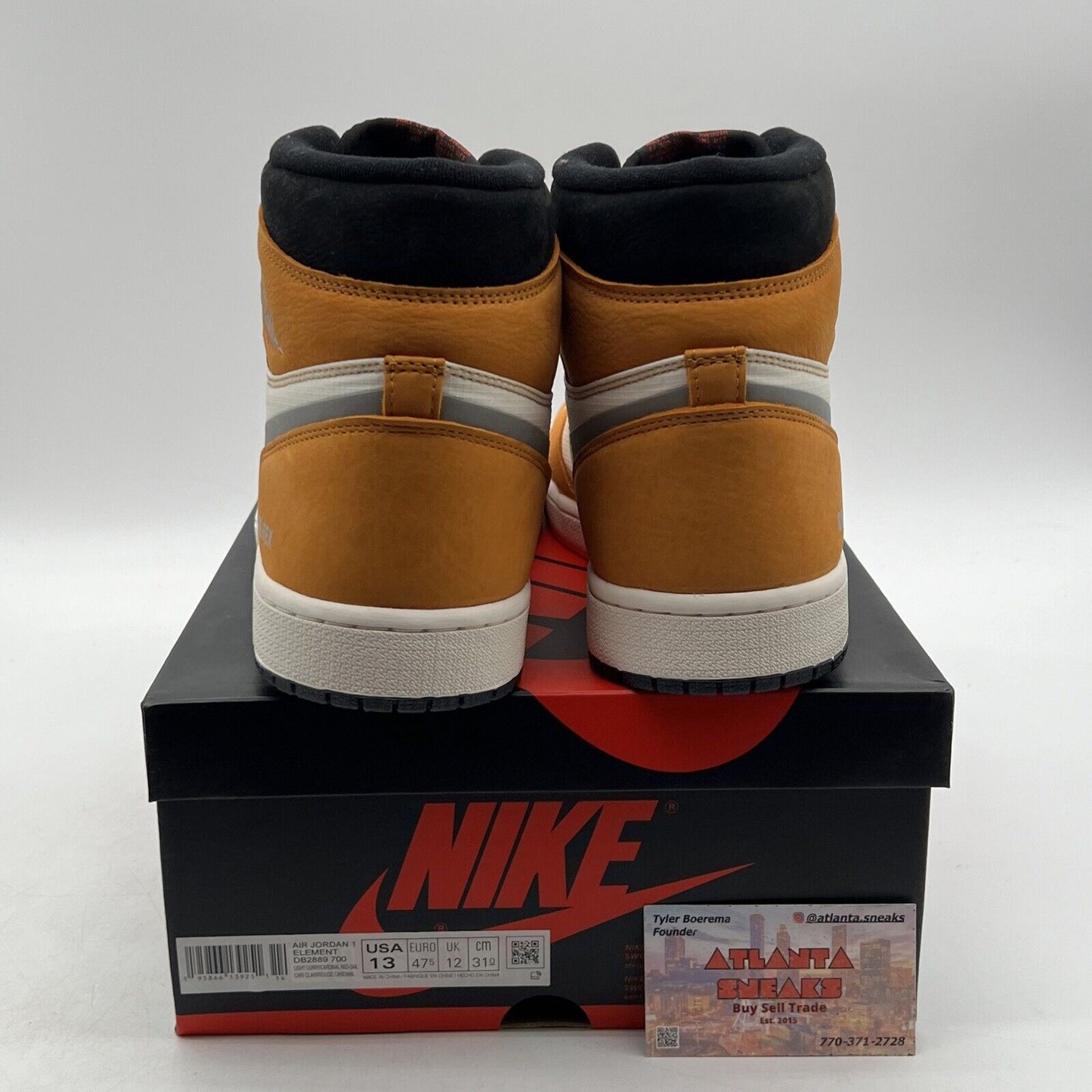 Size 13 - Air Jordan 1 Element GORE-TEX High Light Curry (DB2889-700)