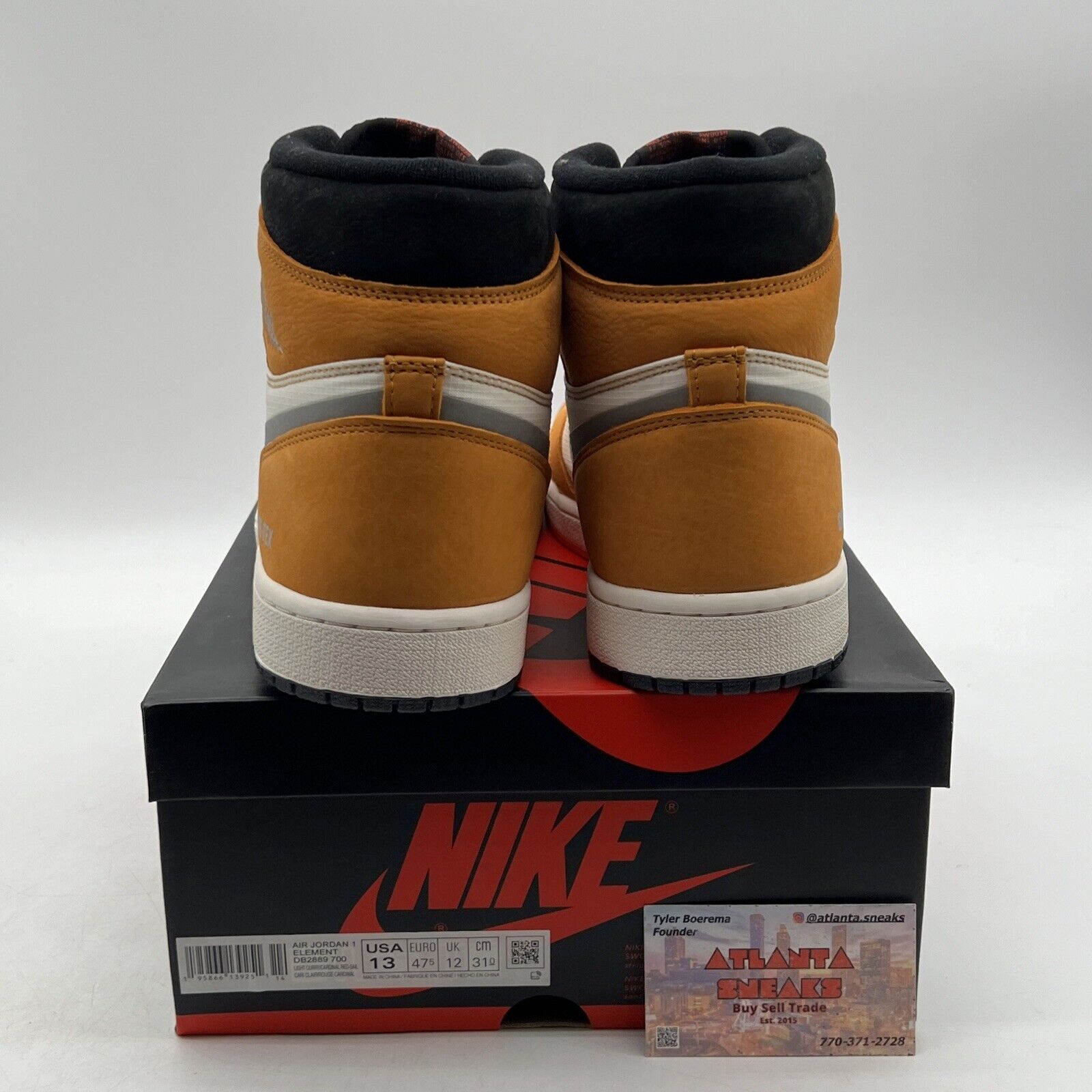 Size 13 - Air Jordan 1 Element GORE-TEX High Light Curry (DB2889-700)
