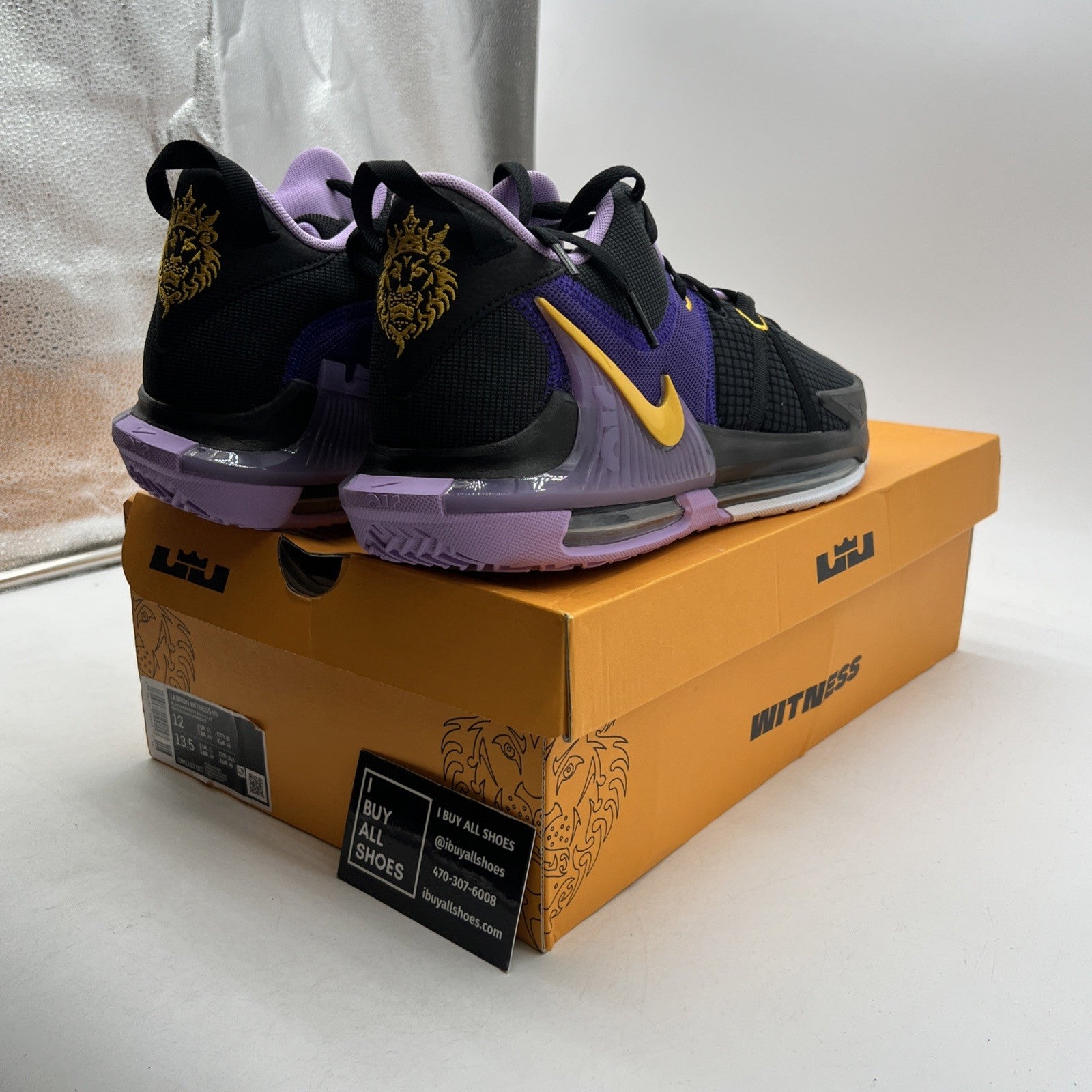 Size 12 - Nike LeBron Witness 7 Lakers (DM1123-002)