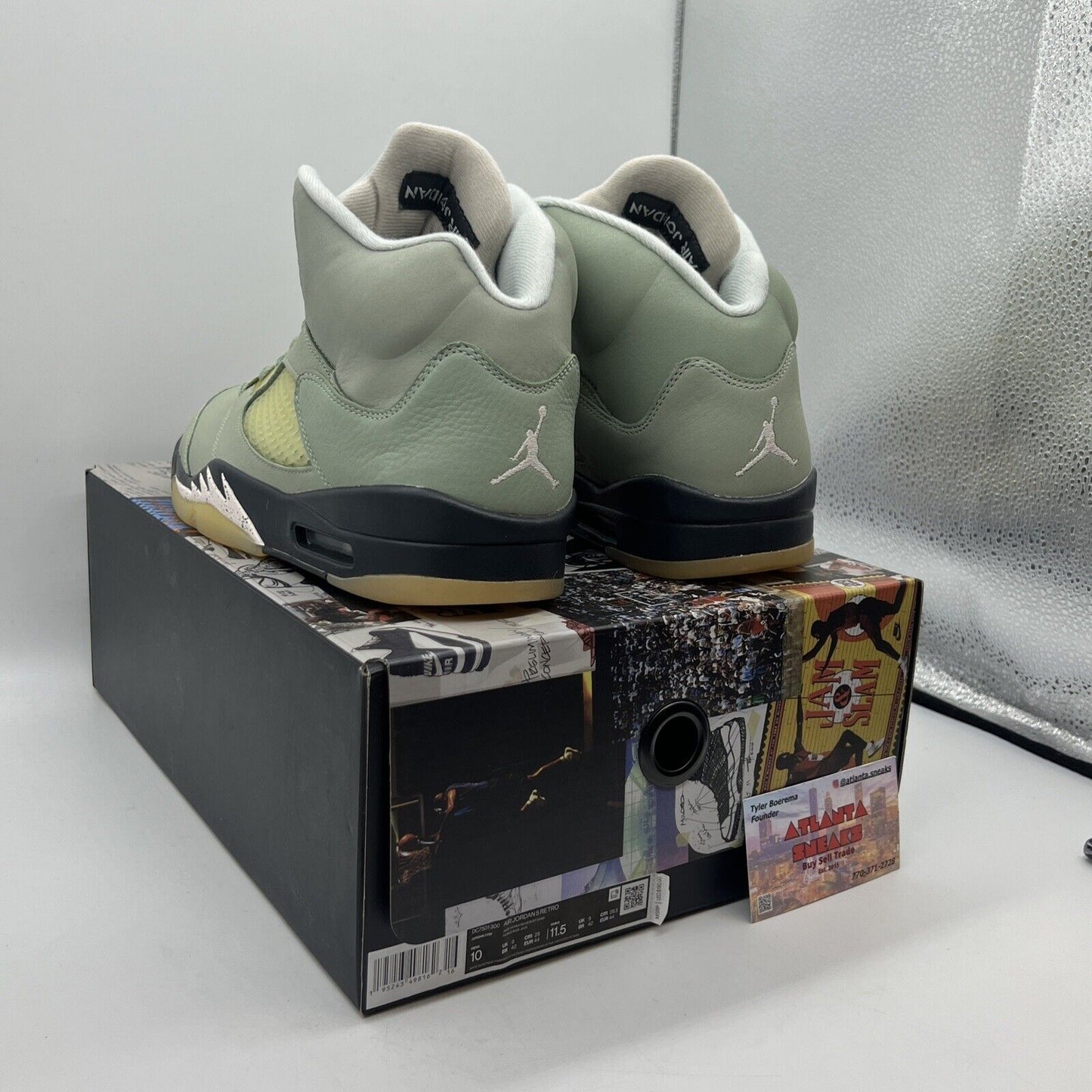 Size 10 - Jordan 5 JADE HORIZON 2022 Brand New Og All