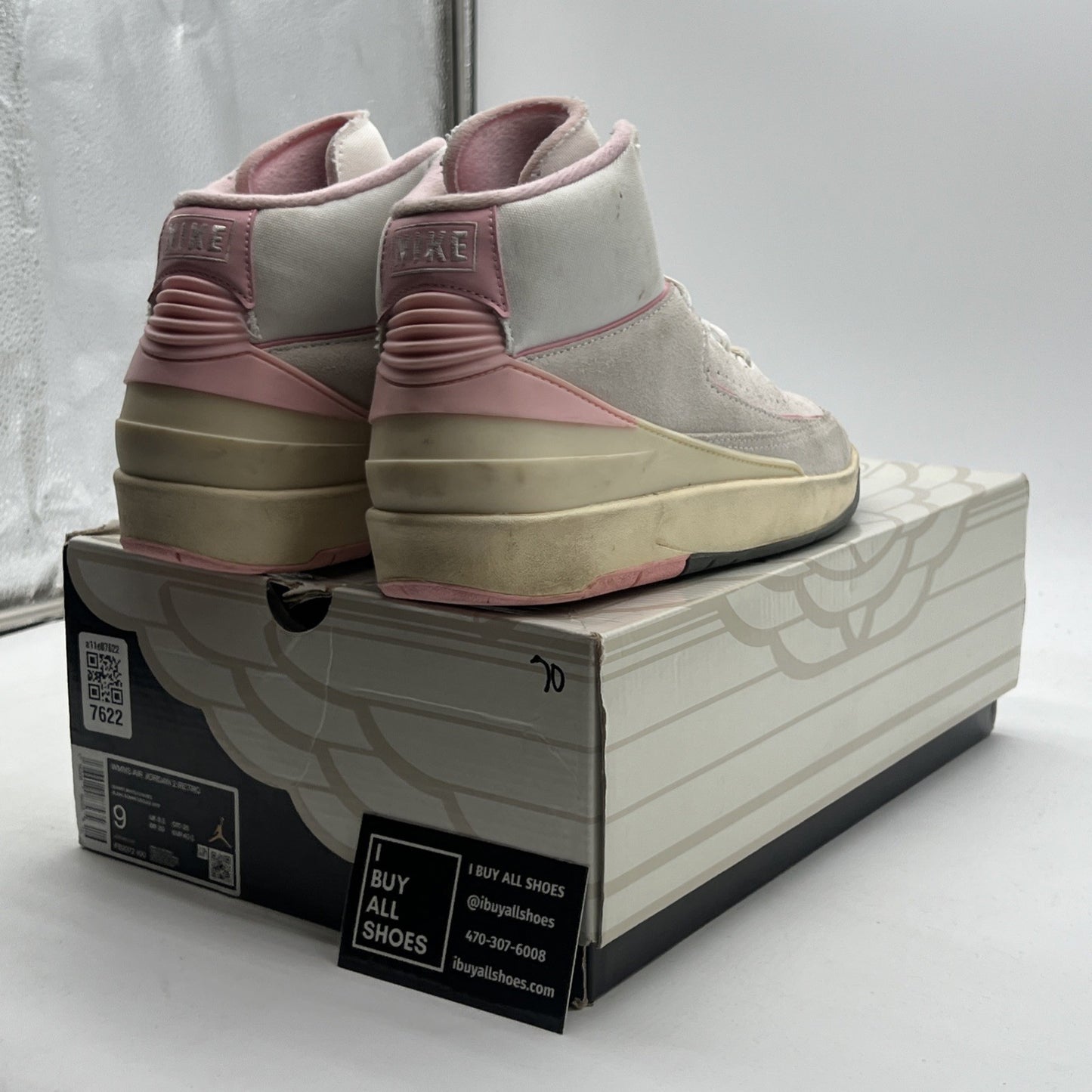 Size 9 - Air Jordan 2 Retro Soft Pink W (FB2372-100)