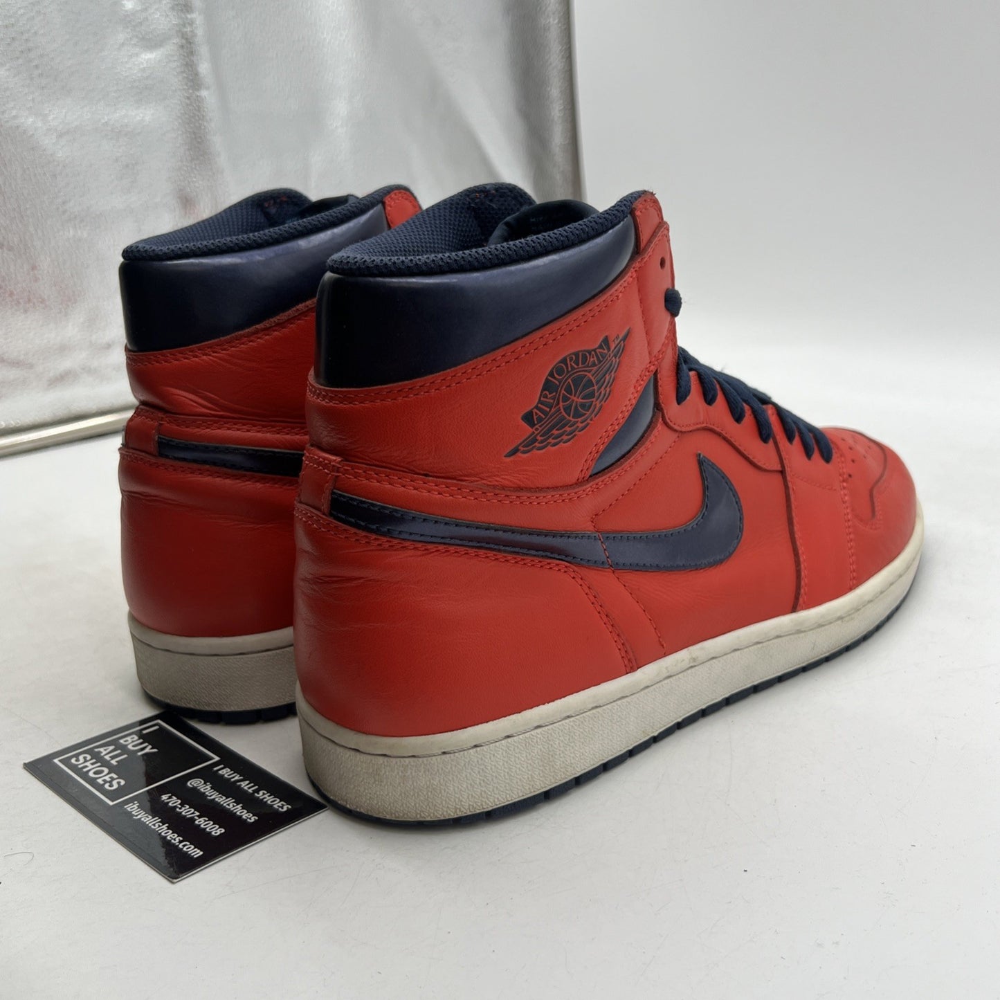 Size 13 - Air Jordan 1 Retro OG High David Letterman (555088-606)