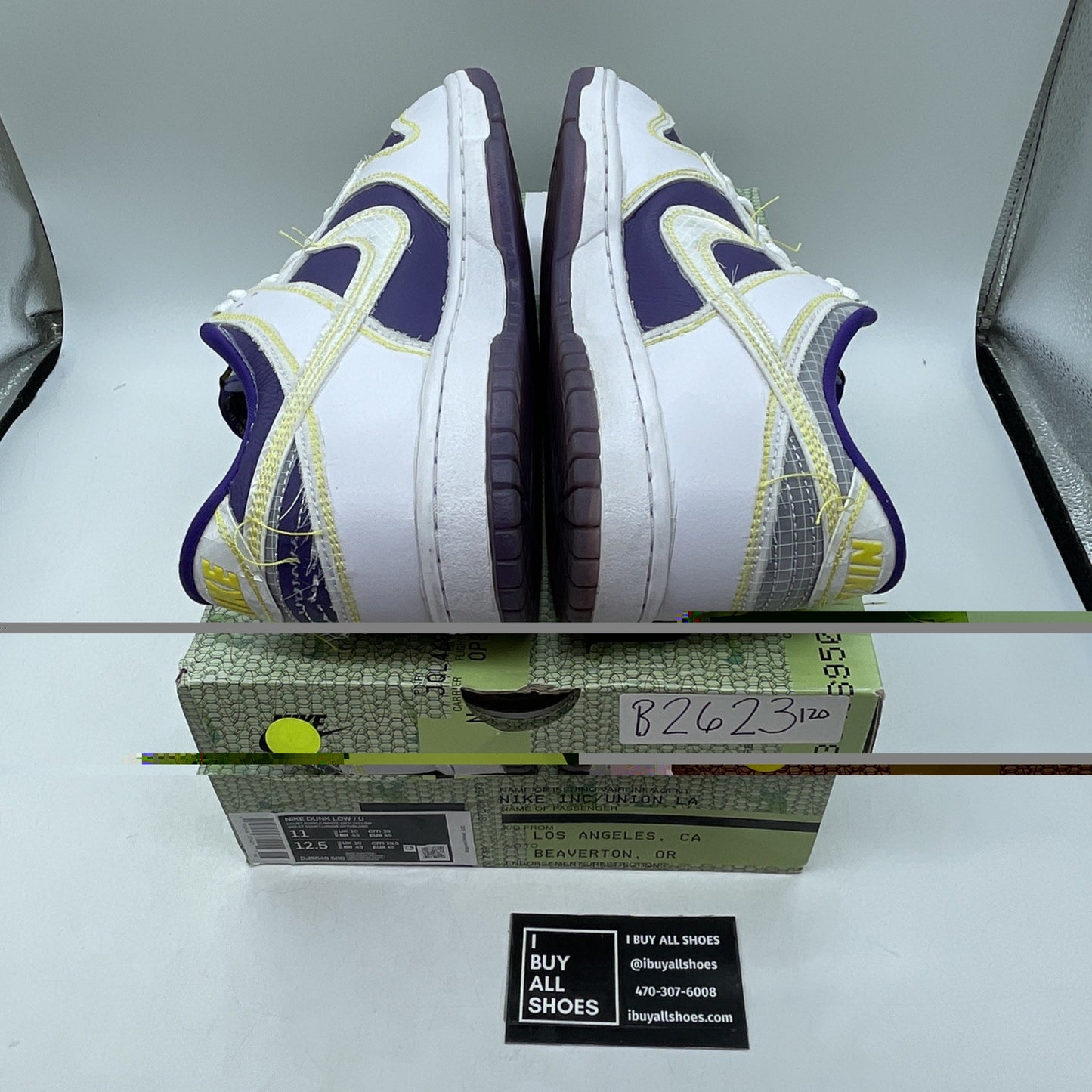 Size 11 - Union LA x Nike Dunk Low Passport Pack Court Purple (DJ9649-500)
