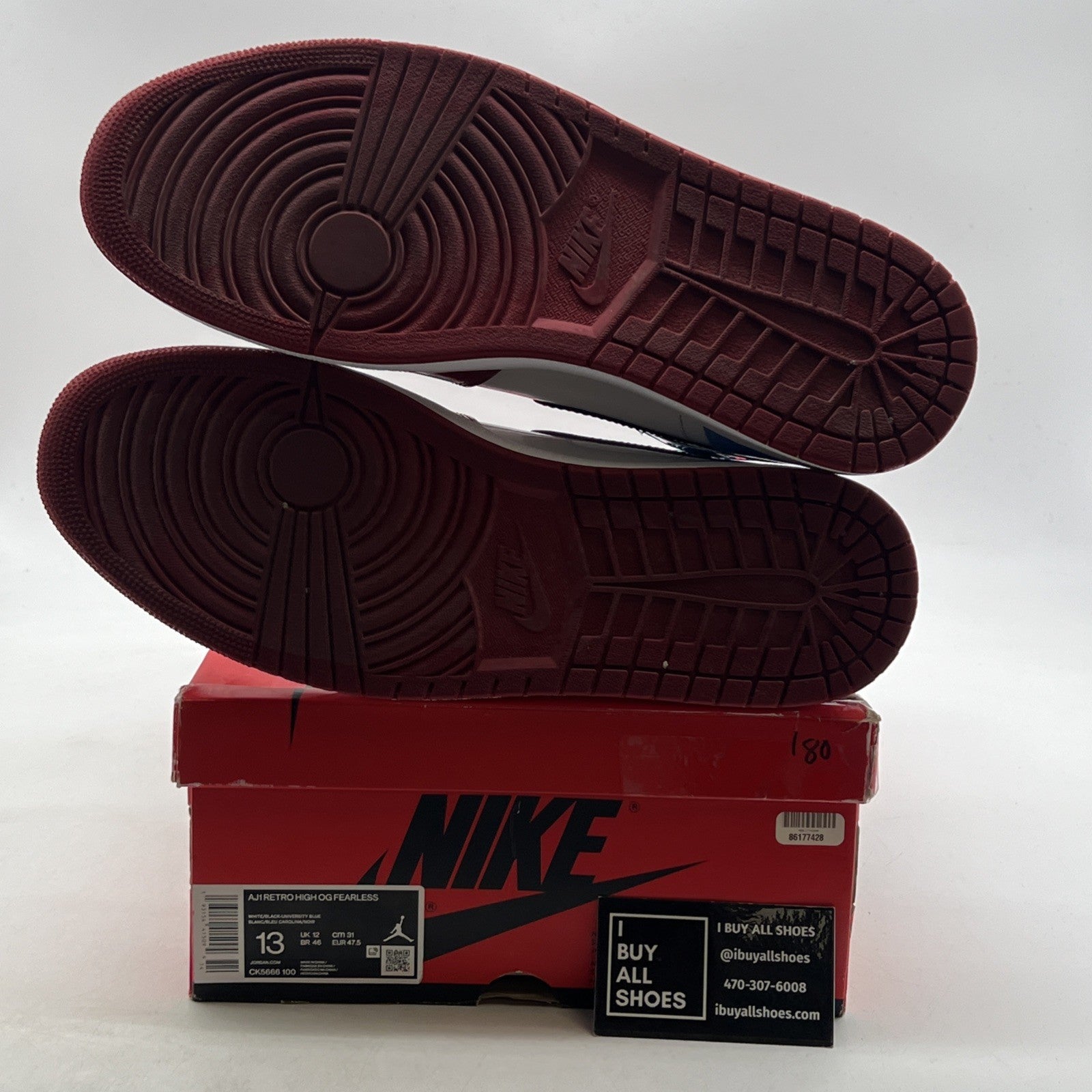Size 13 - Air Jordan 1 Retro OG High Fearless (CK5666-100)