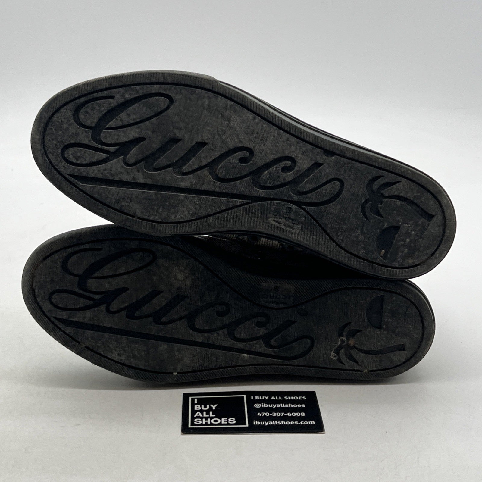 Size 6G - Gucci Shoes Sneakers Men High Top Navy Blue