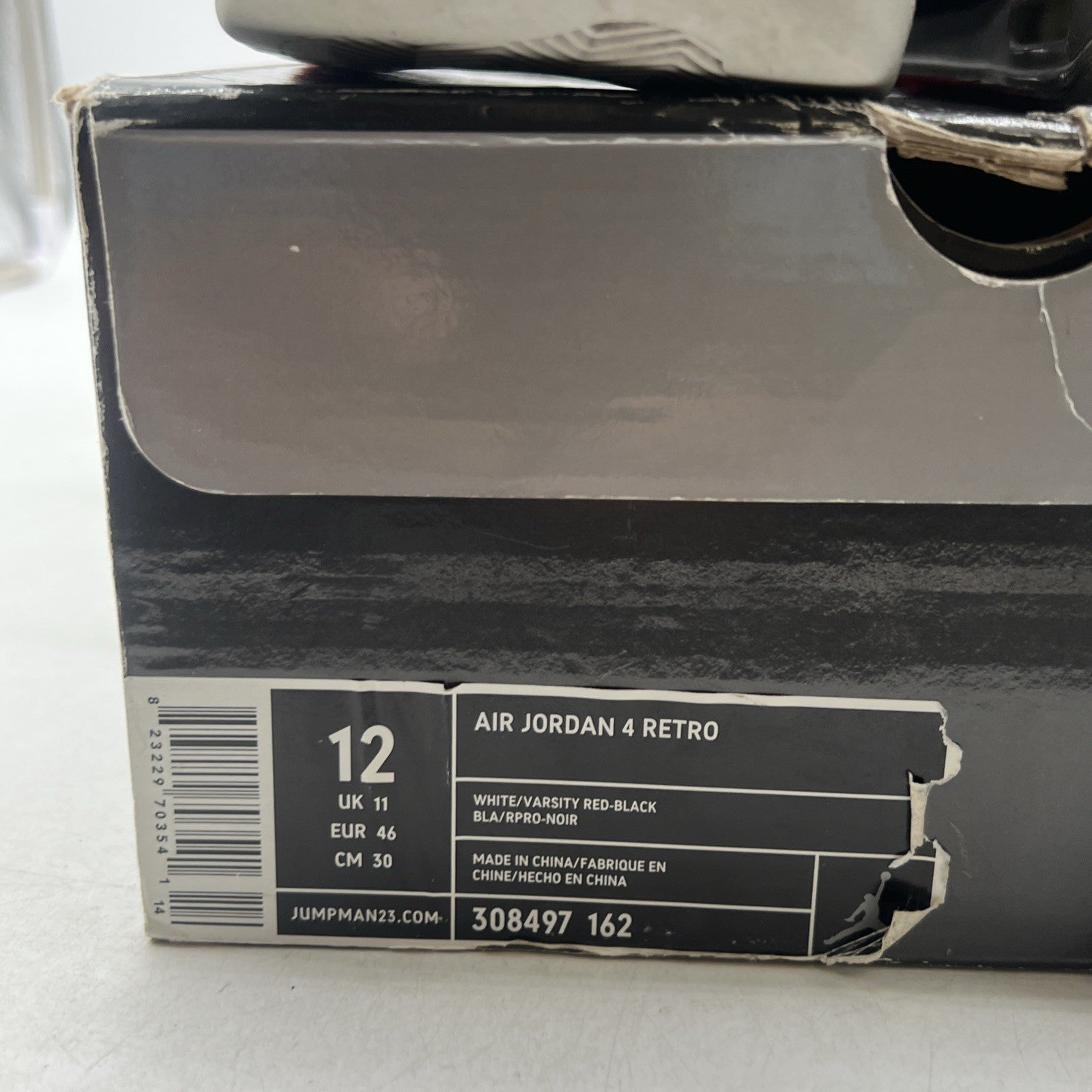 Size 12 - Air Jordan 4 Retro Mars Blackmon (308497-162)