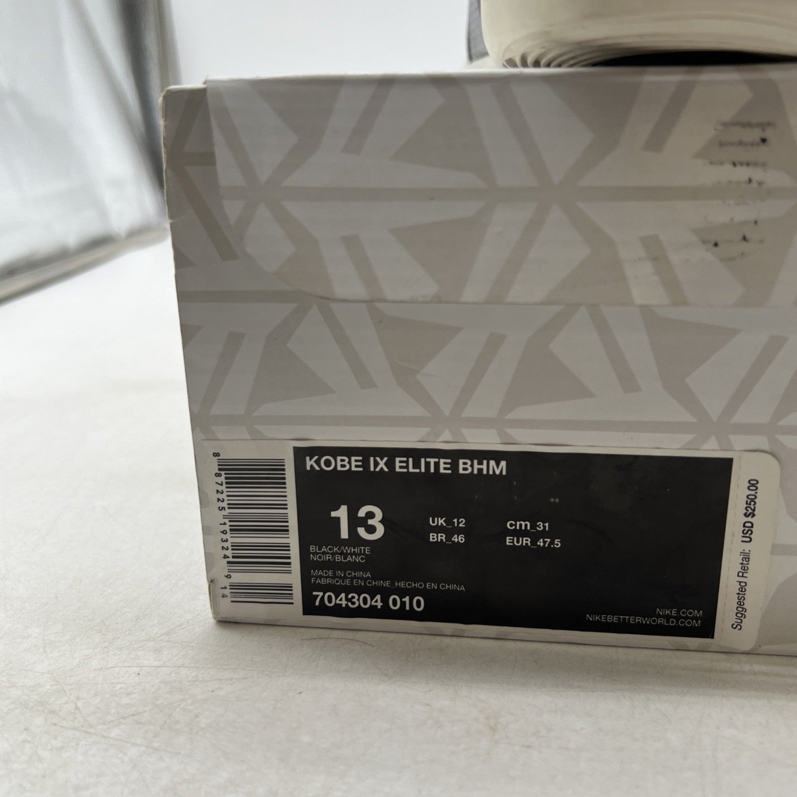 Size 13 - Nike Kobe 9 Elite Black History Month (704304-010)